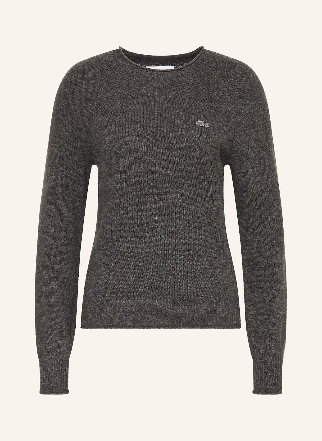 LACOSTE Pullover: DUNKELGRAU