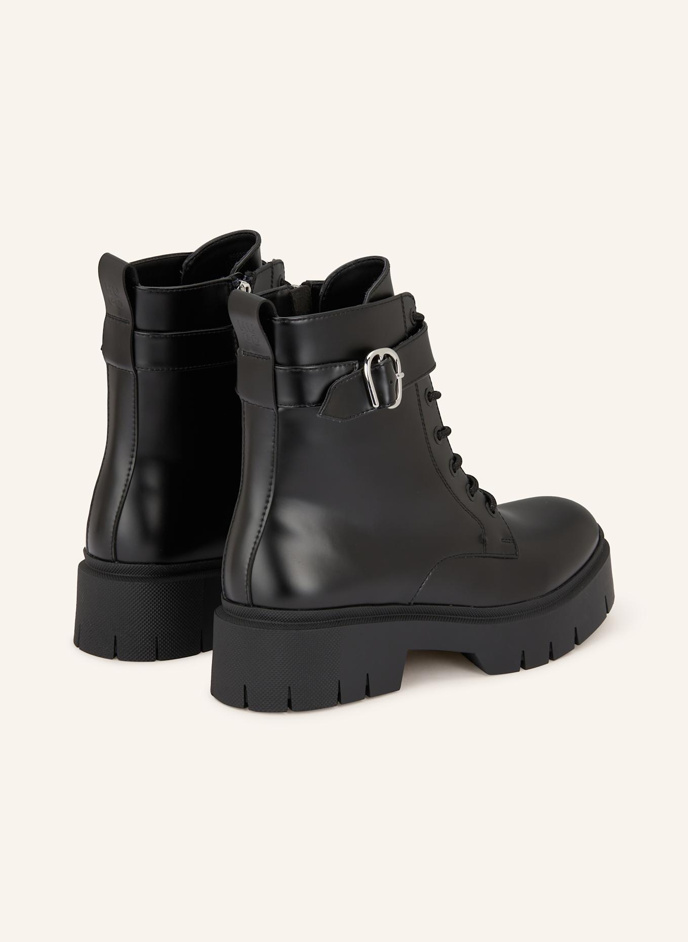 HUGO Biker Boots KRIS: SCHWARZ