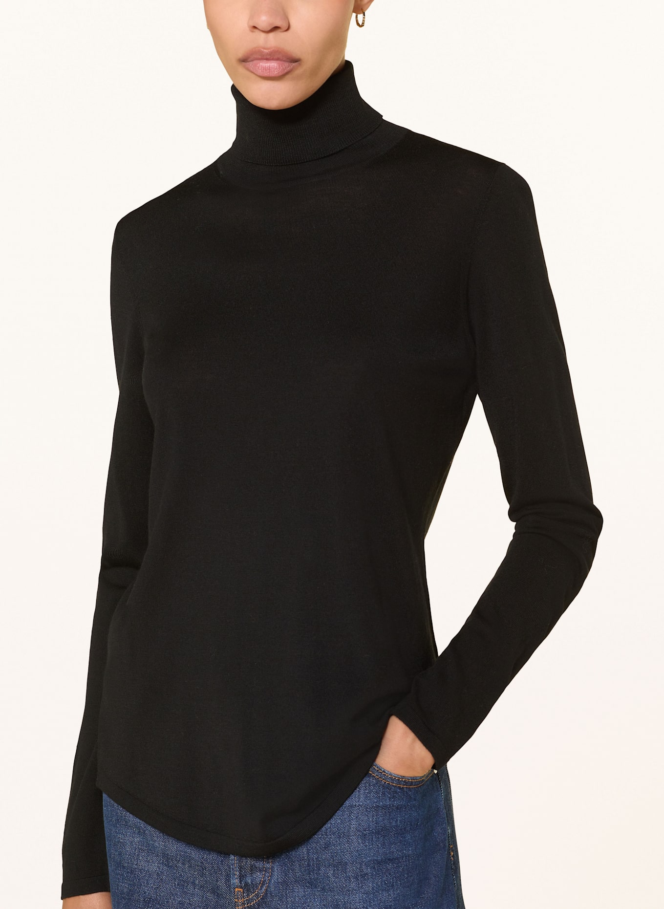 van Laack Rollkragenpullover VL-SEBA-XX: SCHWARZ