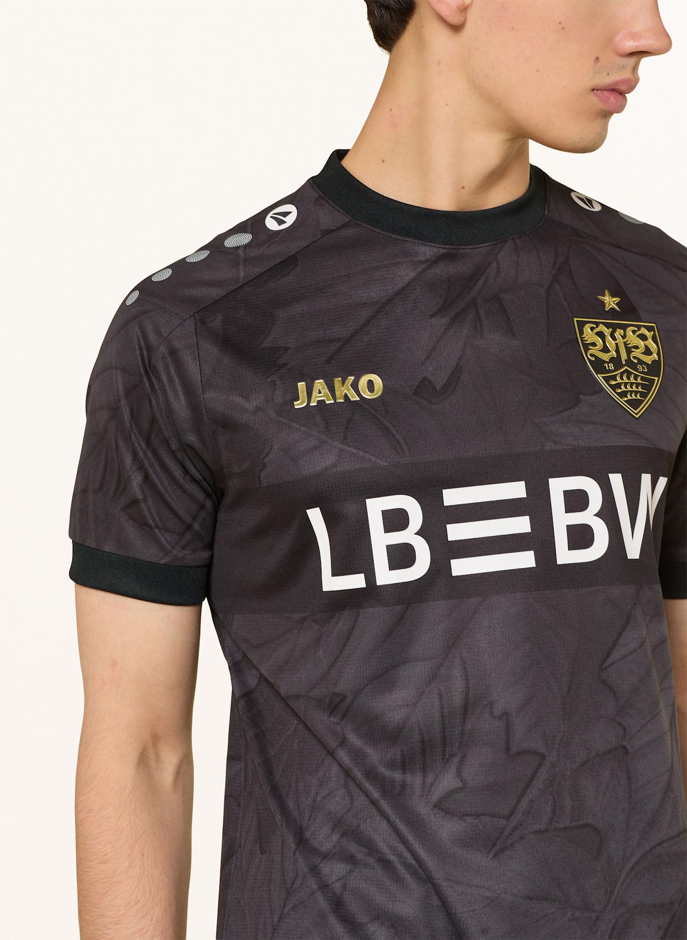 VfB Stuttgart Auswärtstrikot VFB STUTTGART 25/26: SCHWARZ / WEISS / GOLD