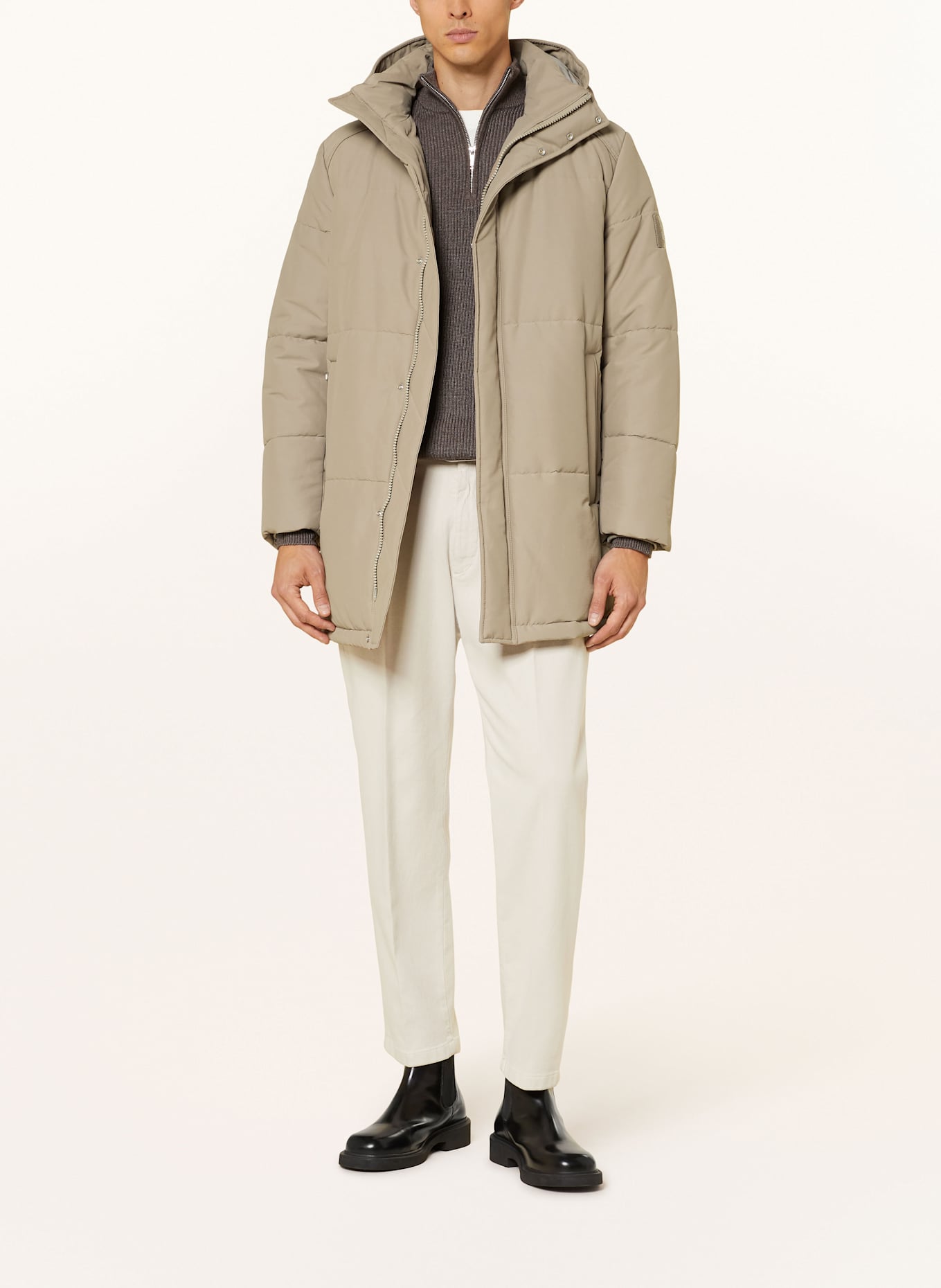 JOOP! JEANS Steppmantel RAMSAY: TAUPE