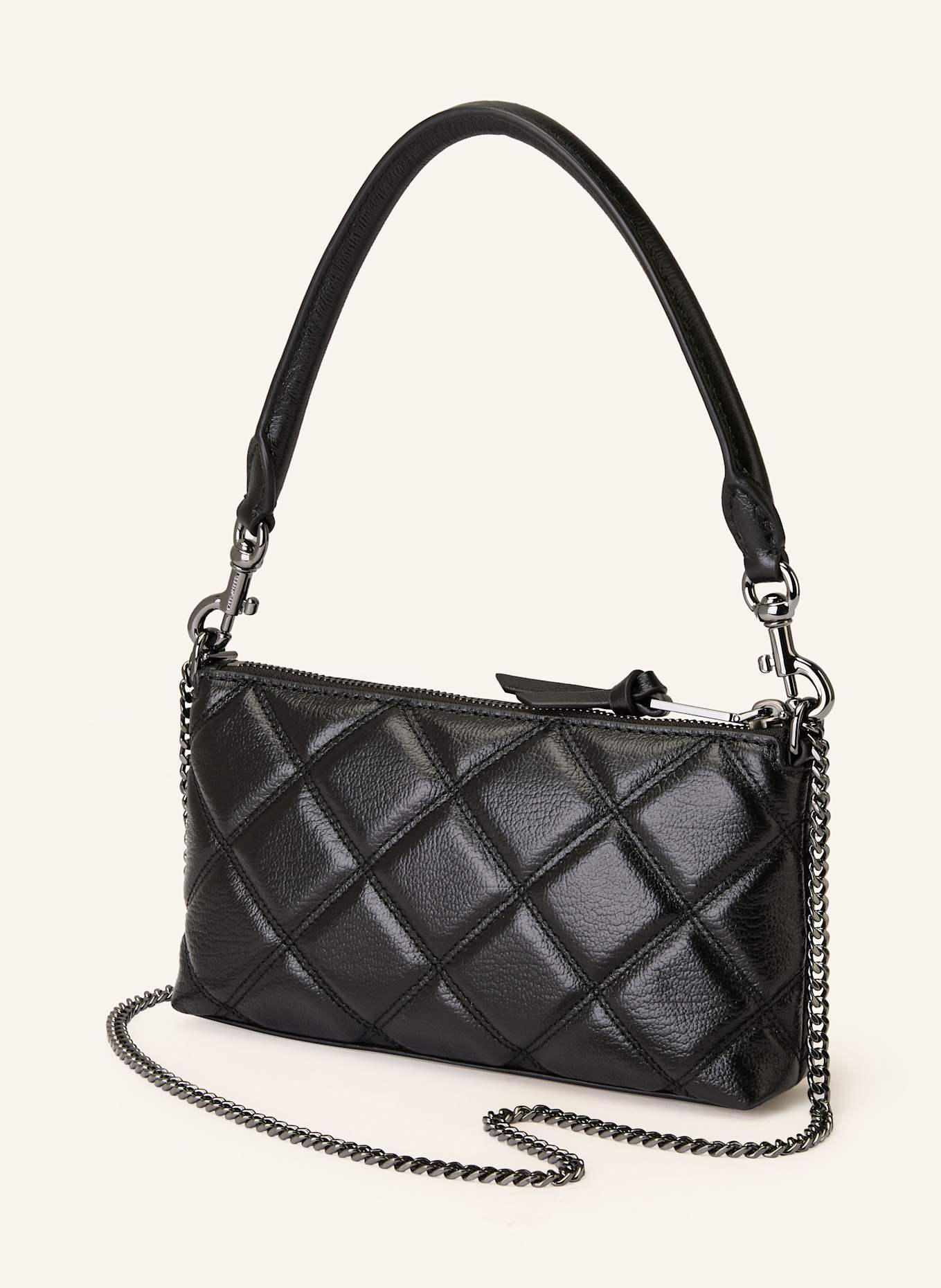 MARC JACOBS Handtasche THE QUILTED SNAPSHOT: SCHWARZ