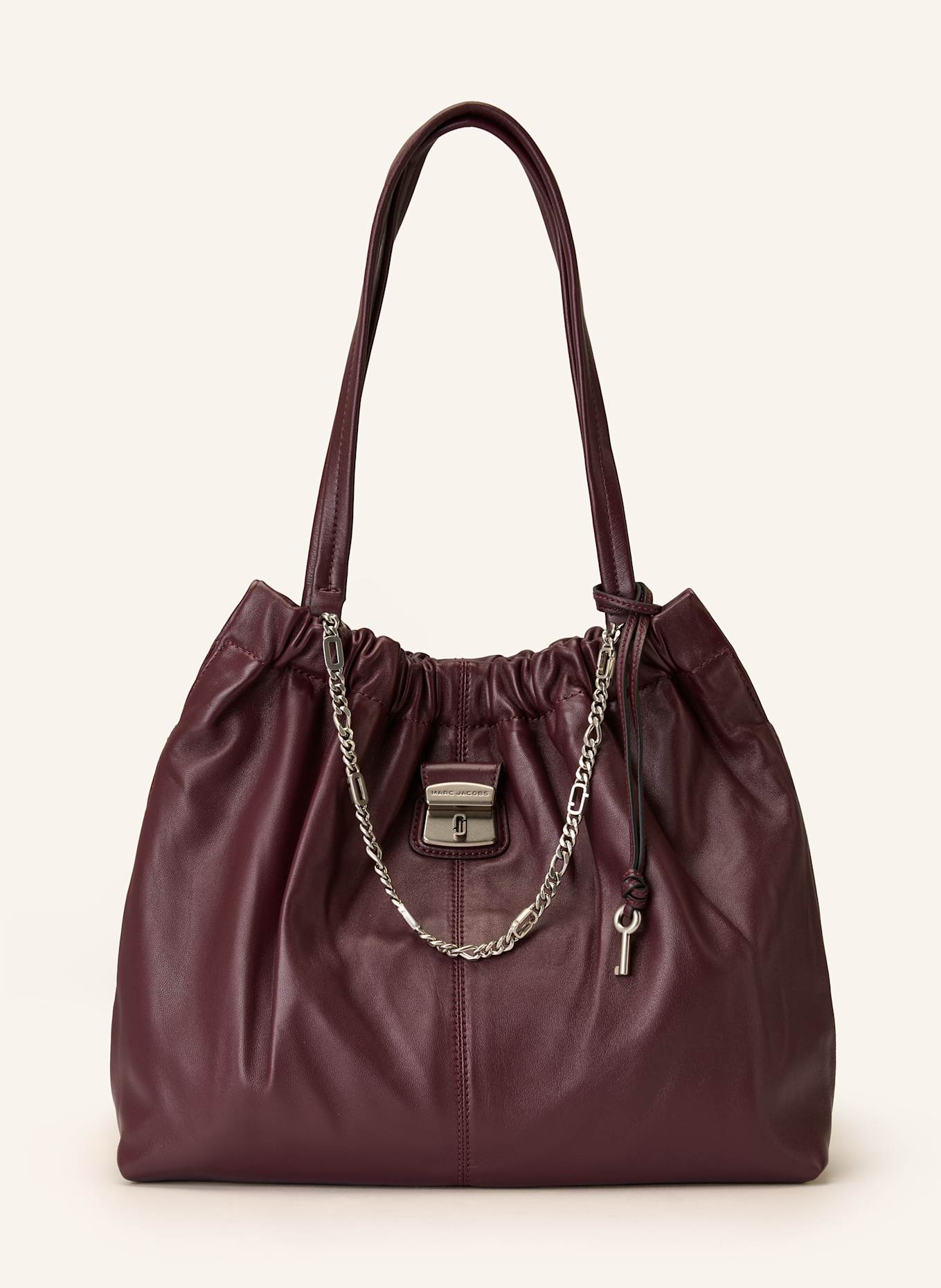 MARC JACOBS Schultertasche THE CRISTINA TOTE HOBO CHAIN: FUCHSIA