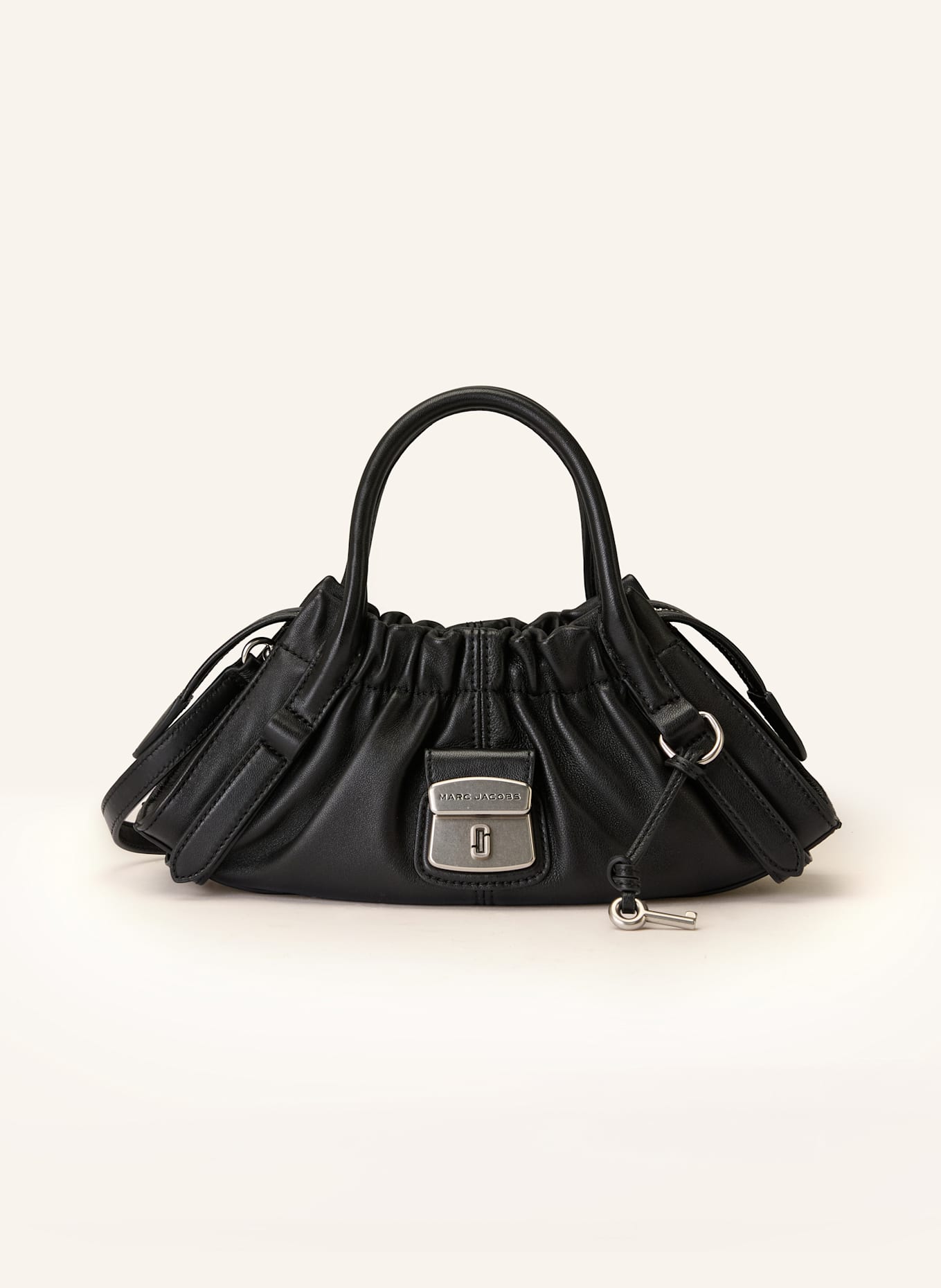 MARC JACOBS Handtasche THE CRISTINA SMALL SATCHEL: SCHWARZ