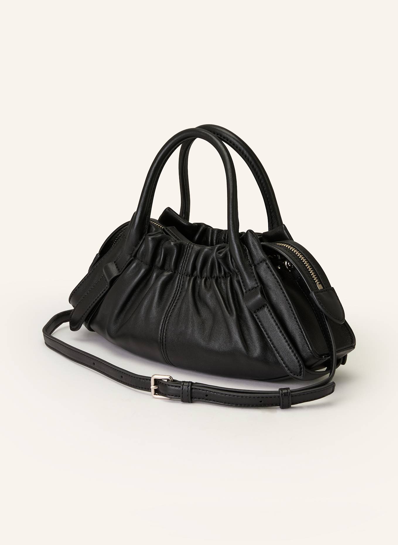 MARC JACOBS Handtasche THE CRISTINA SMALL SATCHEL: SCHWARZ