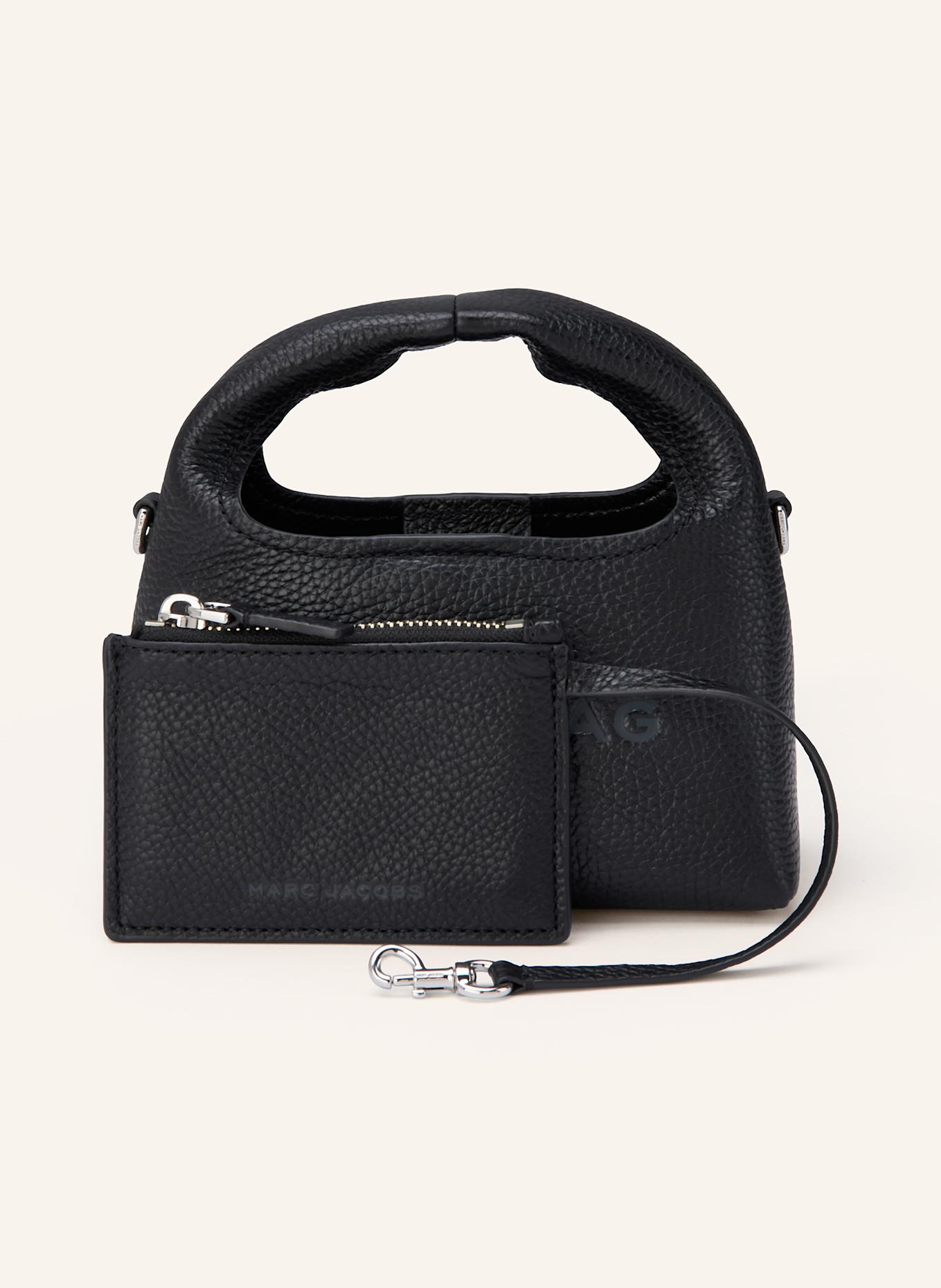 MARC JACOBS Umhängetasche THE MICRO CROSSBODY SACK BAG: SCHWARZ