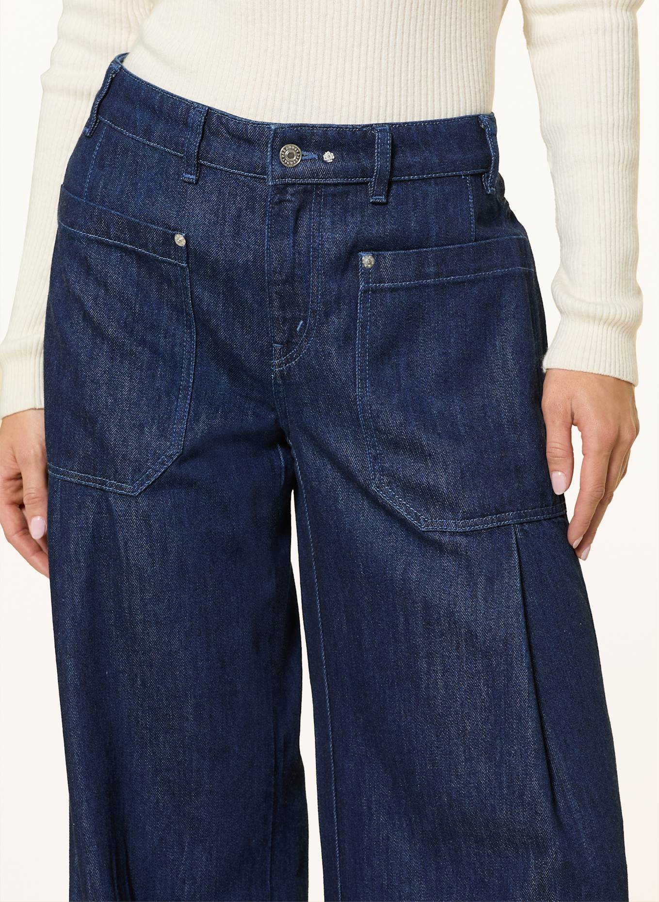MAC DAYDREAM Wide Leg Jeans PORTLAND: J683 DD fashion rinsed