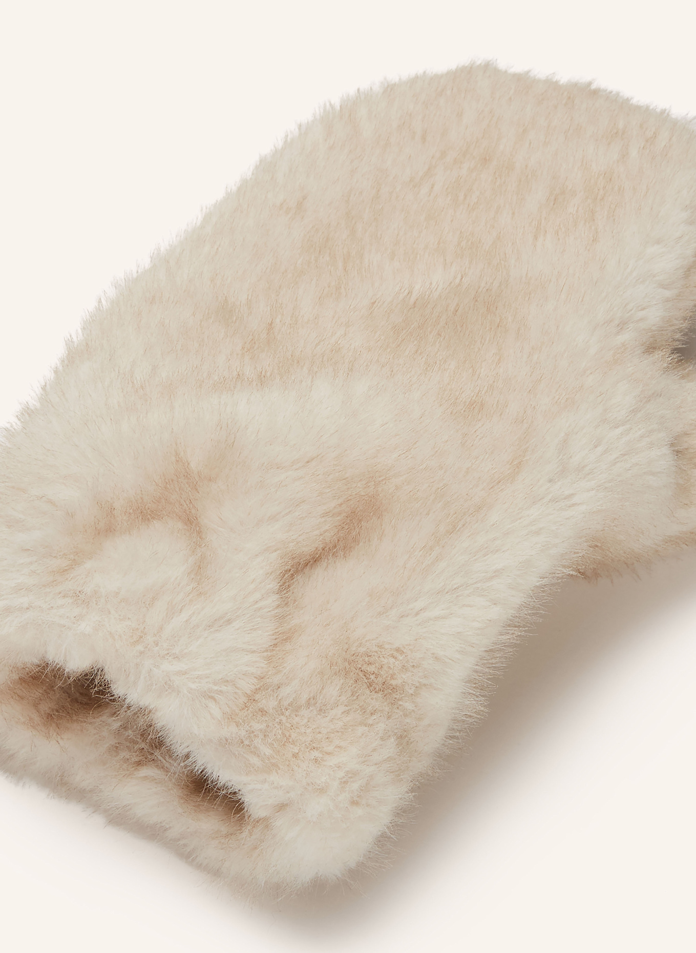 MRS & HUGS Fäustlinge aus Kunstfell: CREME