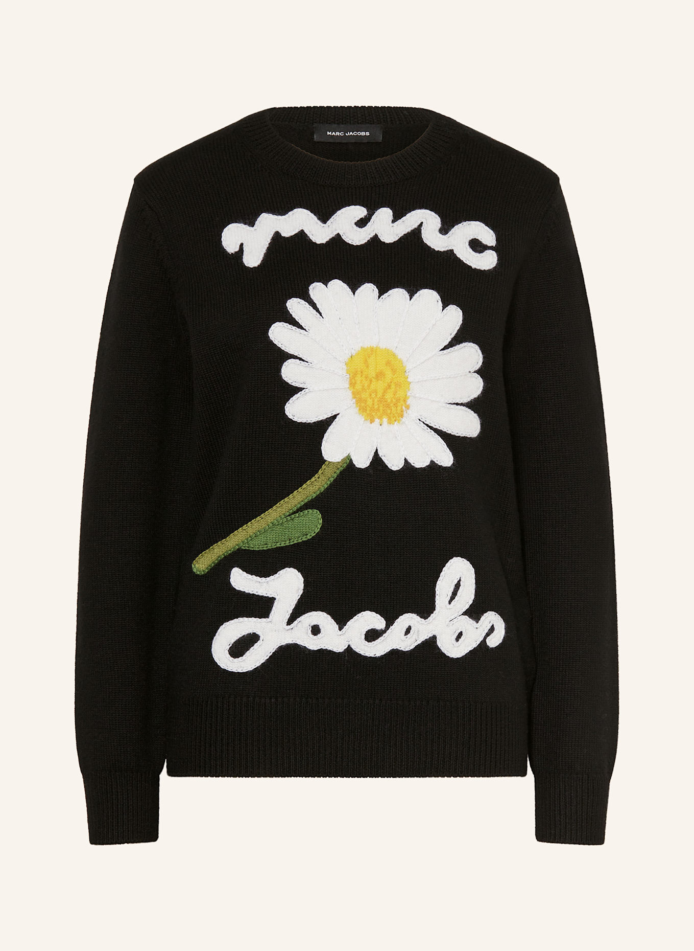 MARC JACOBS Pull MARC IS JOY: NOIR / BLANC / JAUNE