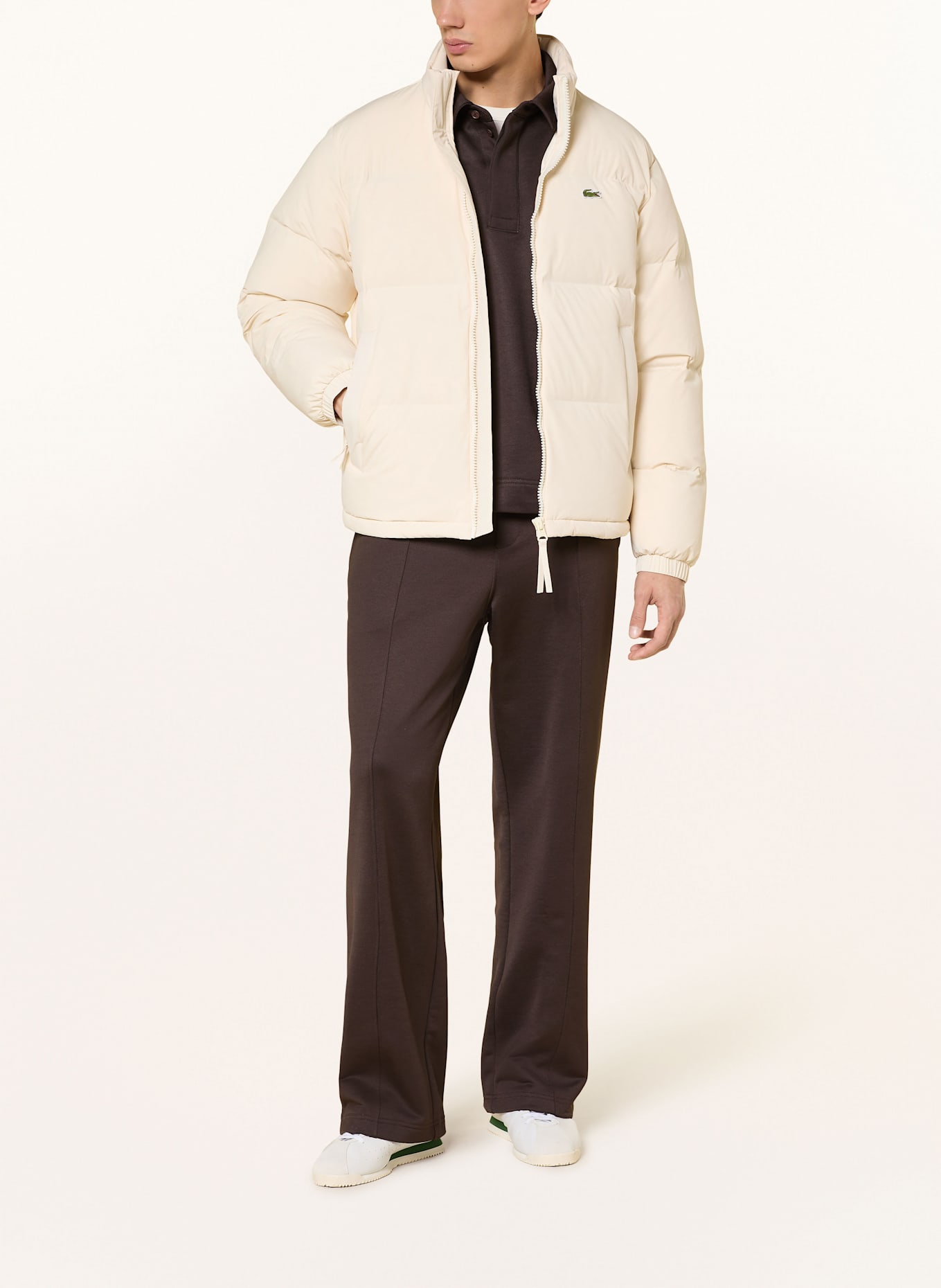 LACOSTE Daunenjacke: ECRU