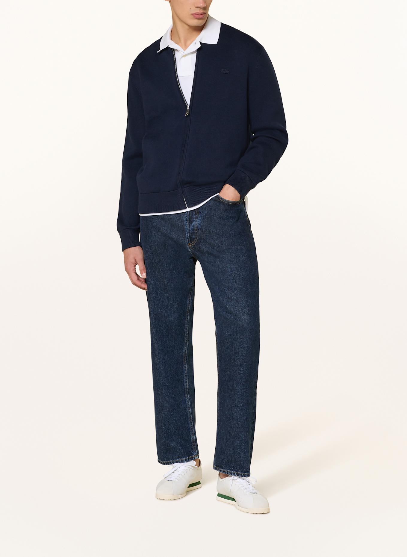 LACOSTE Strickjacke: BLAU