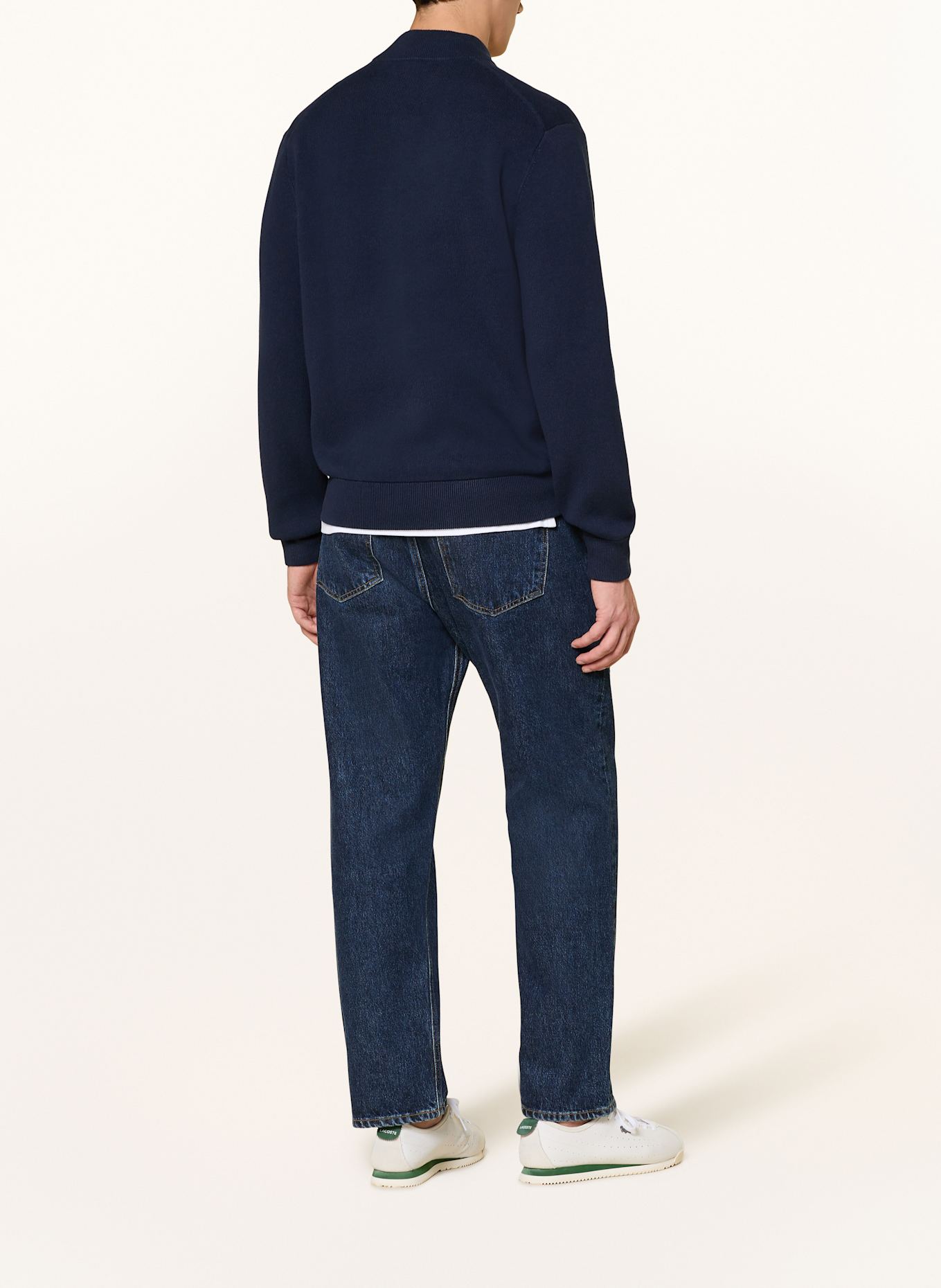 LACOSTE Strickjacke: BLAU