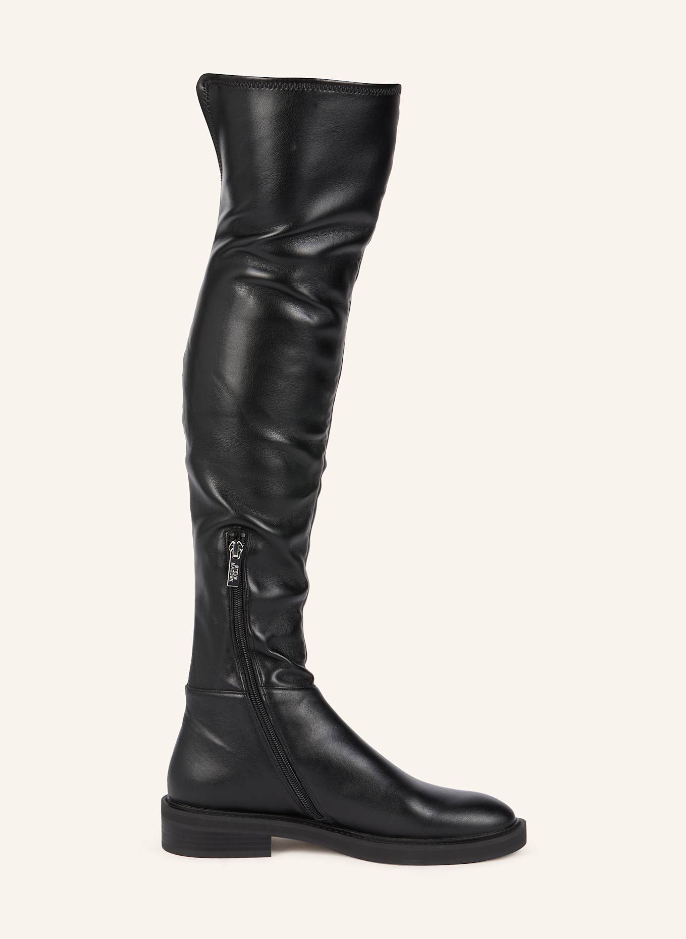 STEVE MADDEN Overknee-Stiefel LEZA: SCHWARZ