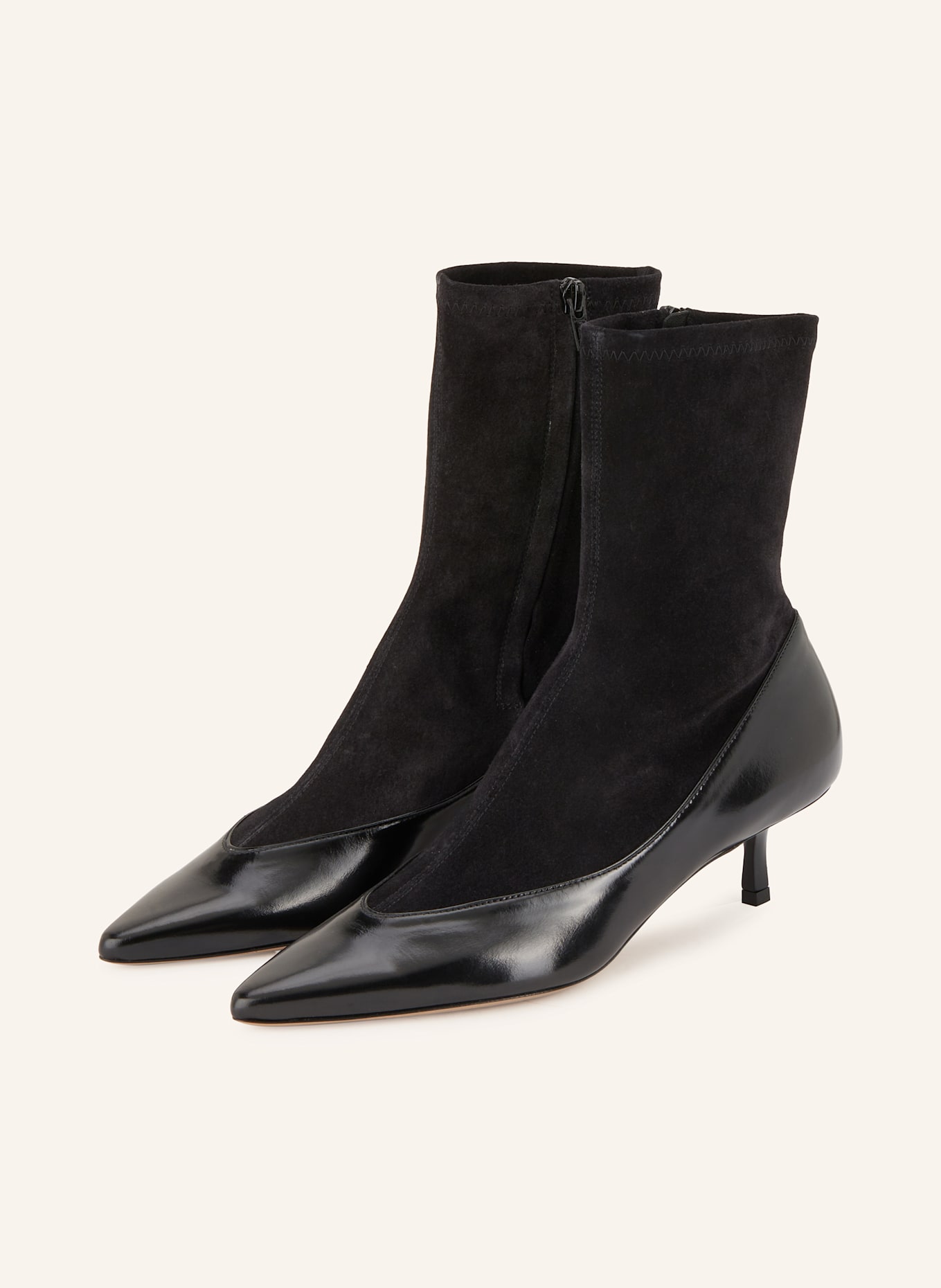 JACQUEMUS Botki chelsea LES BOTTINES TOURNI: CZARNY