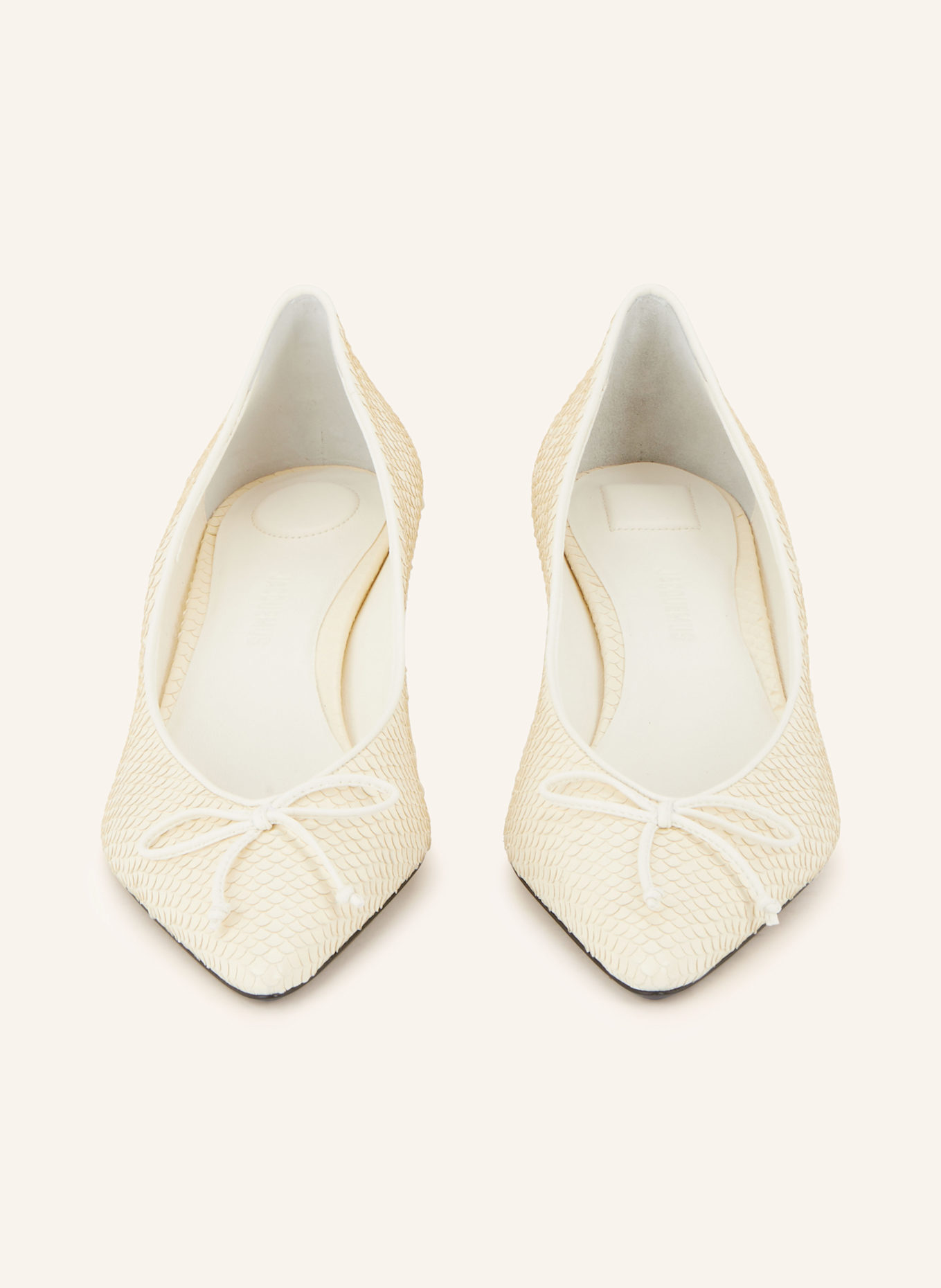 JACQUEMUS Pumps LES ESCARPINS TOURNI: ECRU