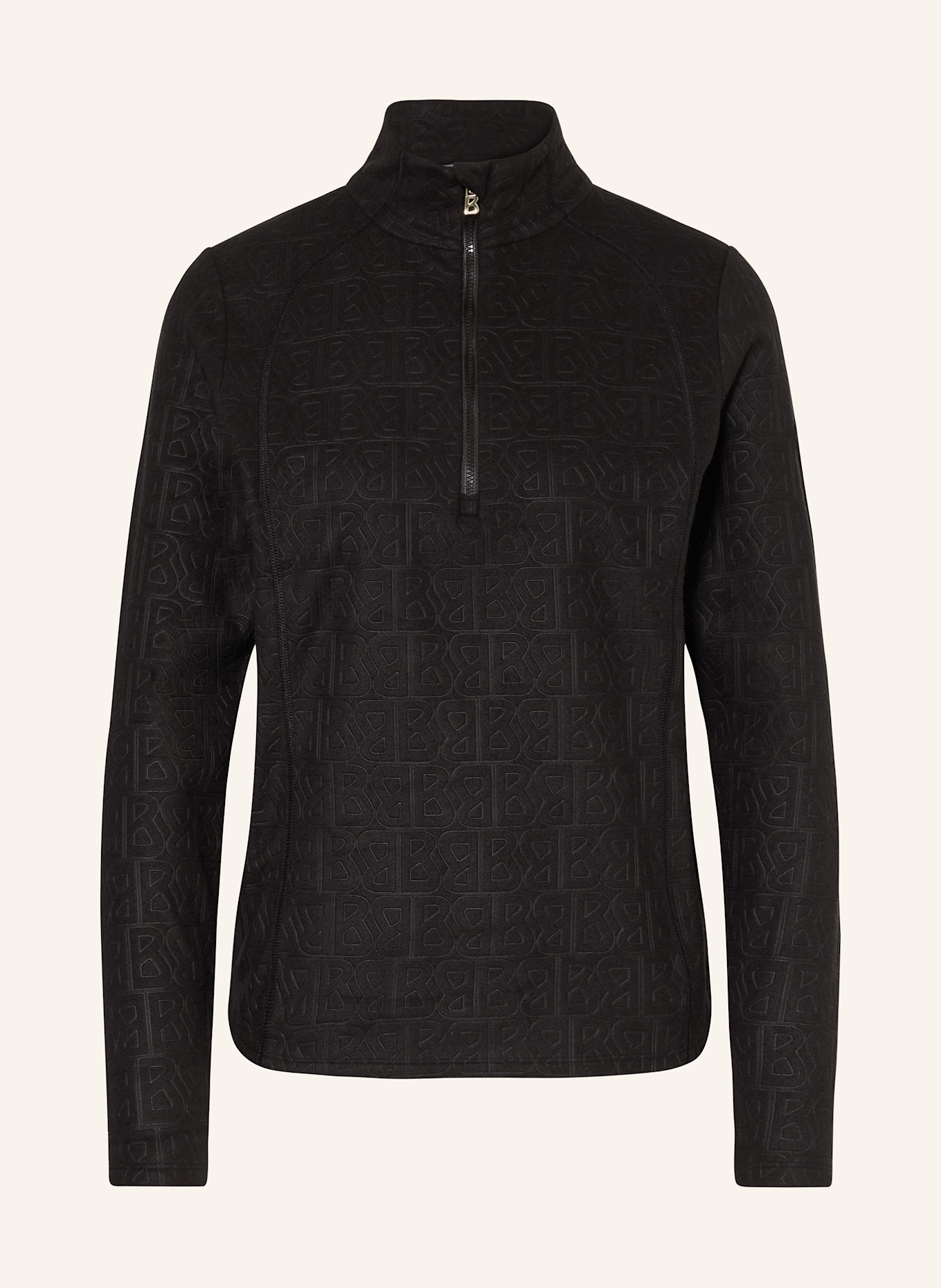 BOGNER Fleece-Troyer MEDITA2: SCHWARZ