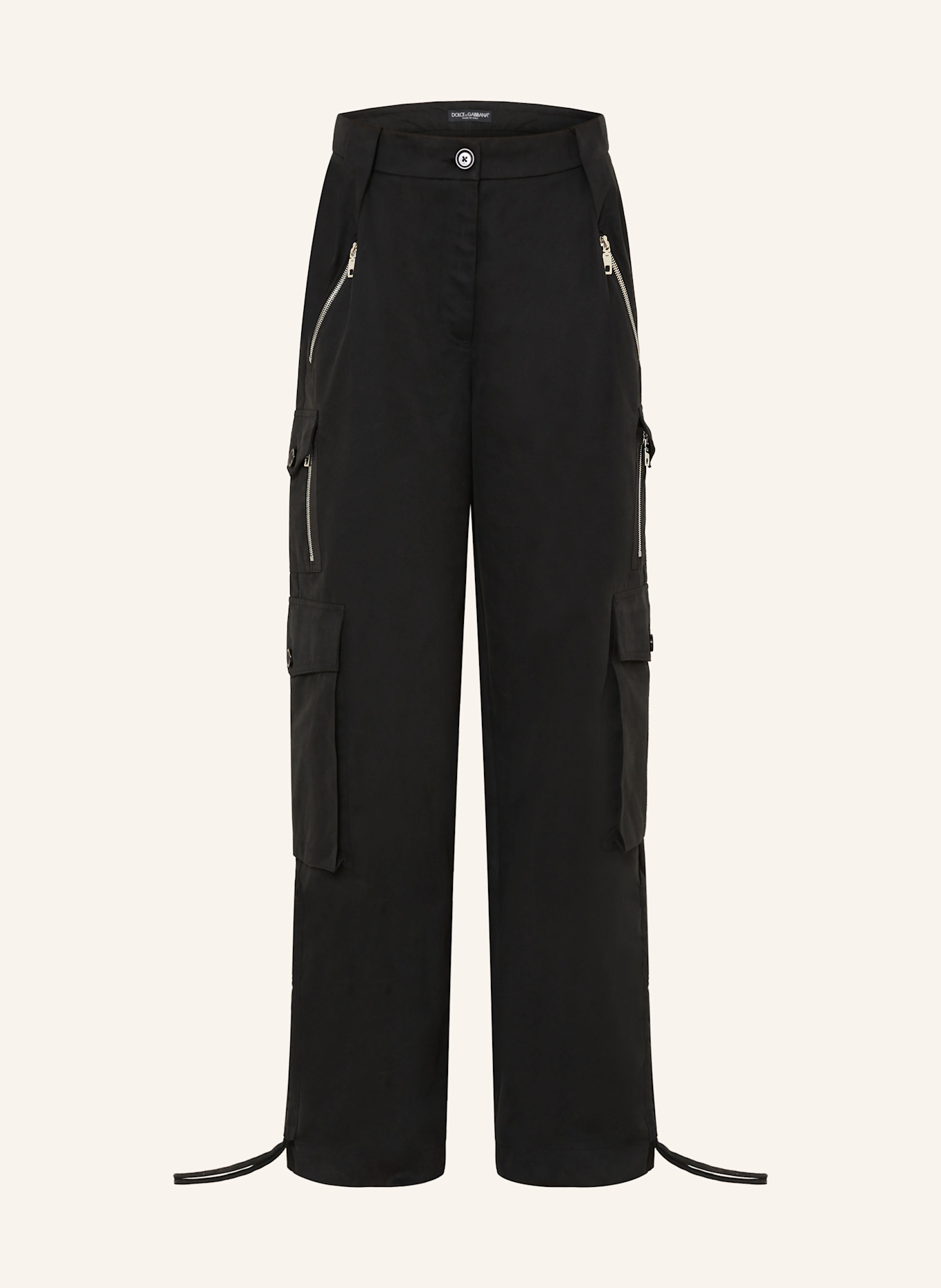 DOLCE & GABBANA Cargohose: SCHWARZ