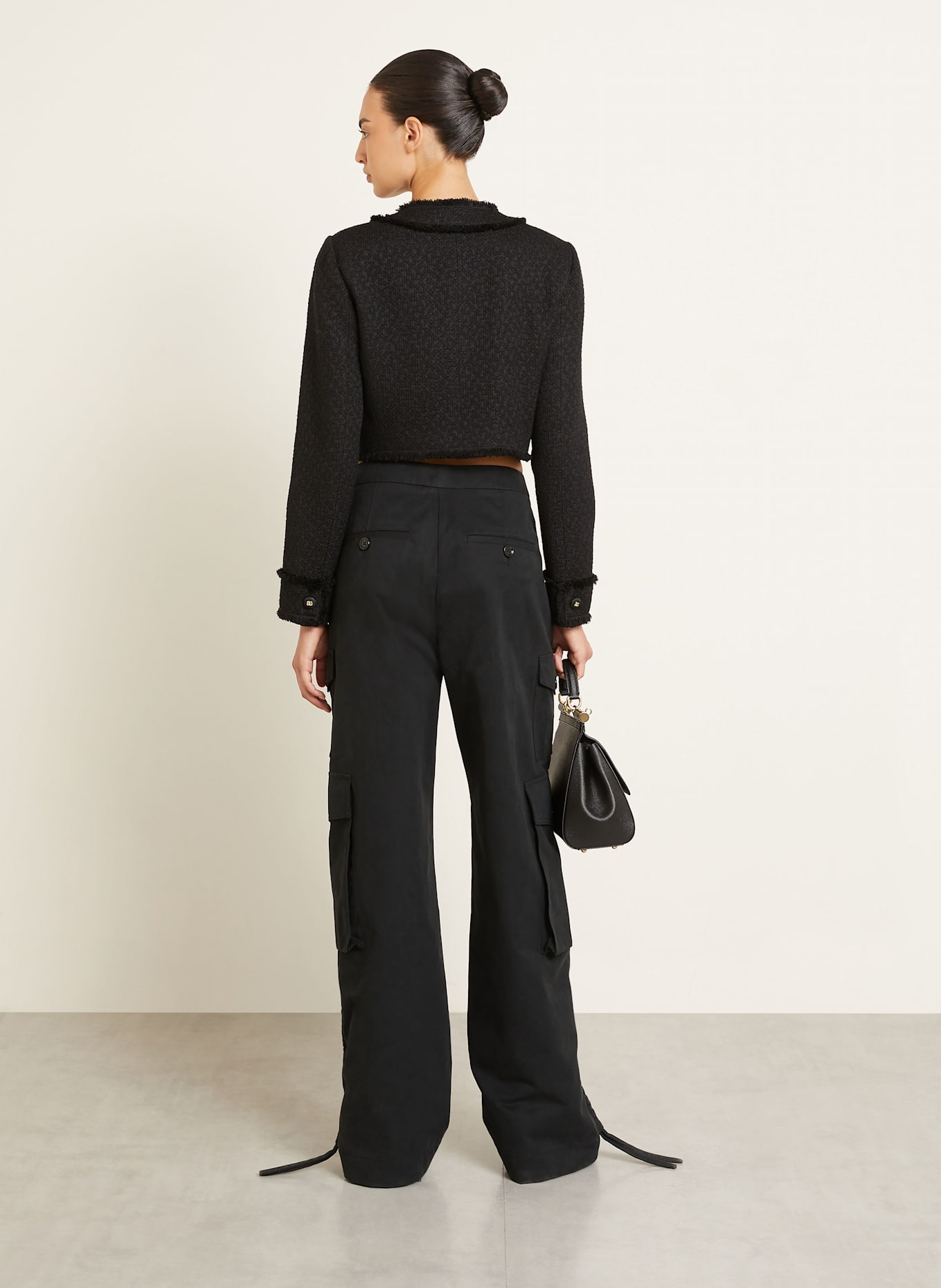 DOLCE & GABBANA Cargohose: SCHWARZ