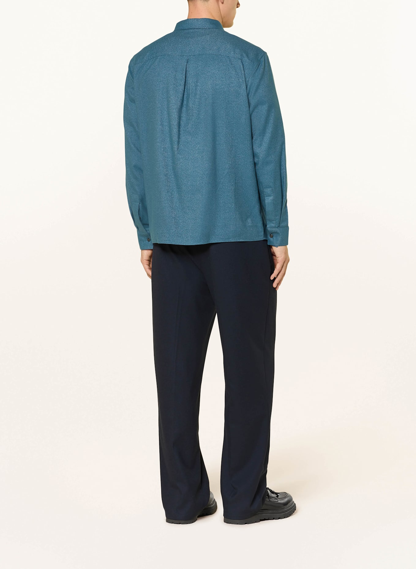 Calvin Klein Flanellhemd Easy Fit: BLAU