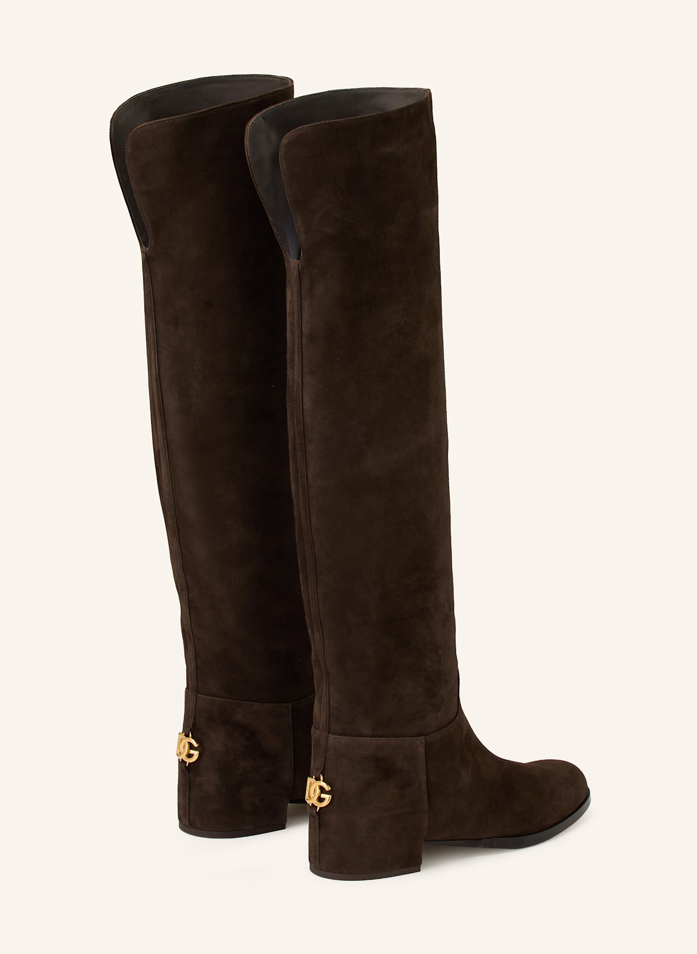 DOLCE & GABBANA Stiefel: DUNKELBRAUN
