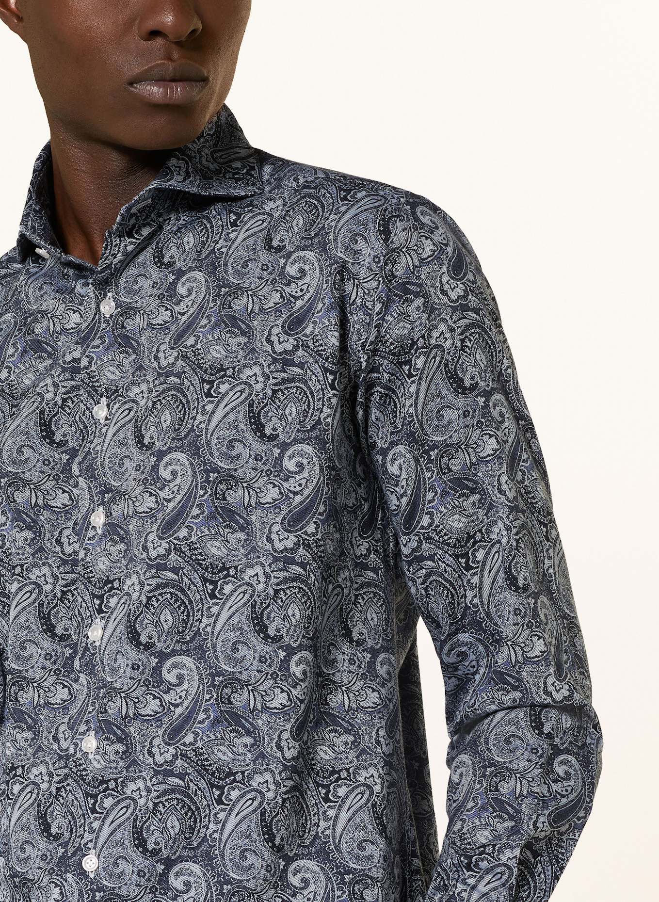 ARTIGIANO Hemd Classic Fit: DUNKELBLAU / BLAU