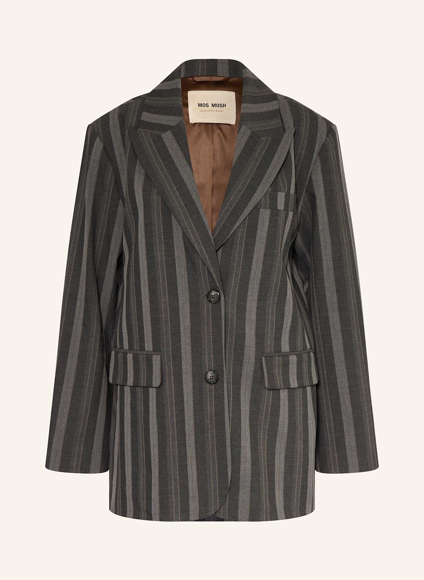 MOS MOSH Blazer MMELVY SCARLA: GRAU / DUNKELGRAU / TAUPE