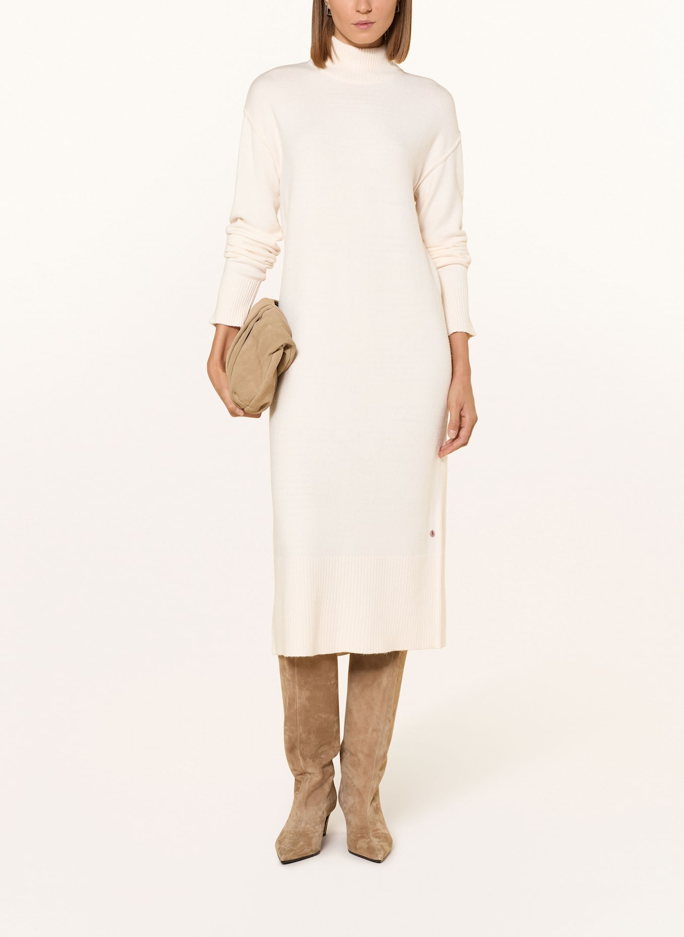 FRIEDA & FREDDIES Strickkleid: WEISS