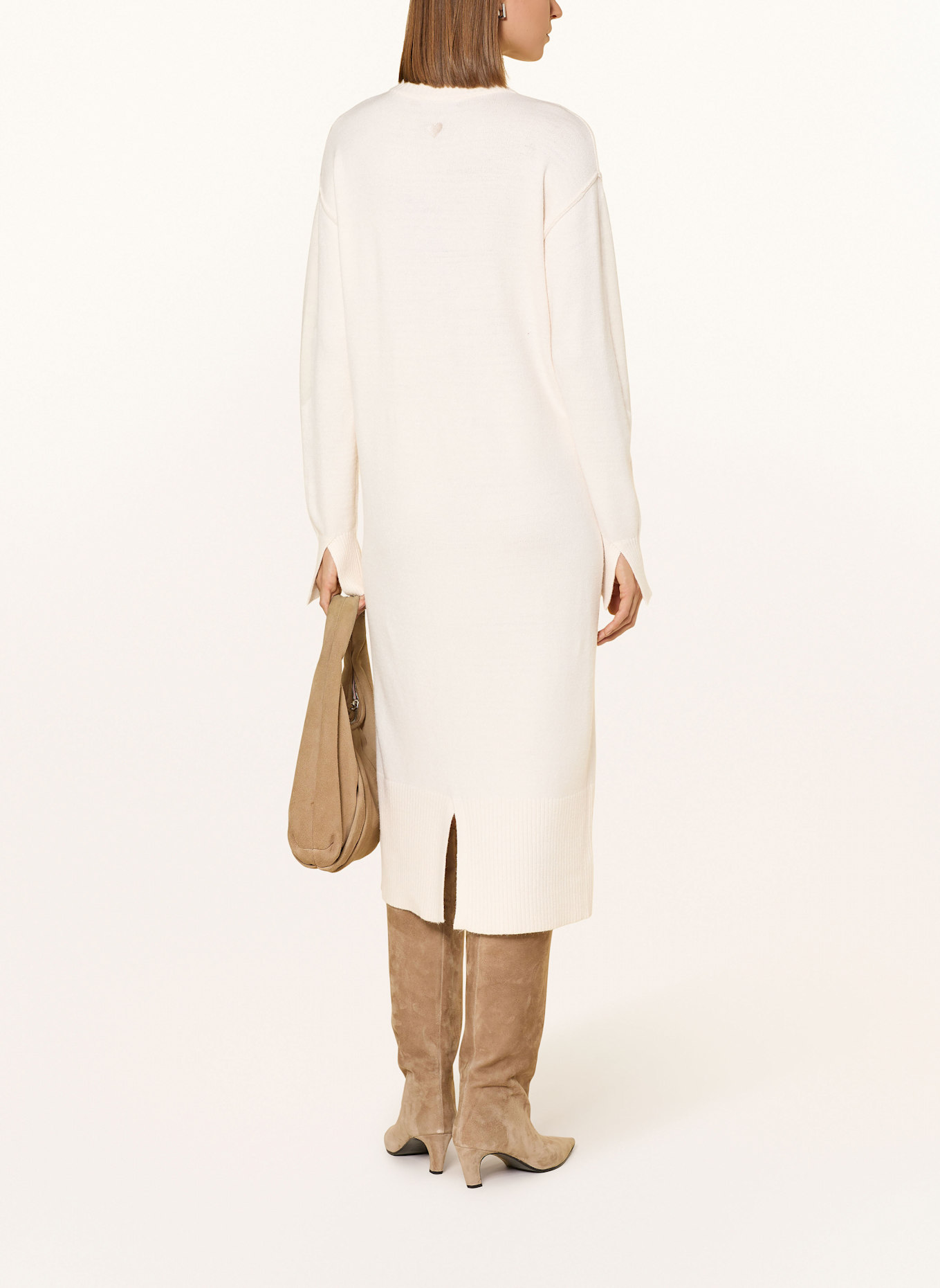 FRIEDA & FREDDIES Strickkleid: WEISS