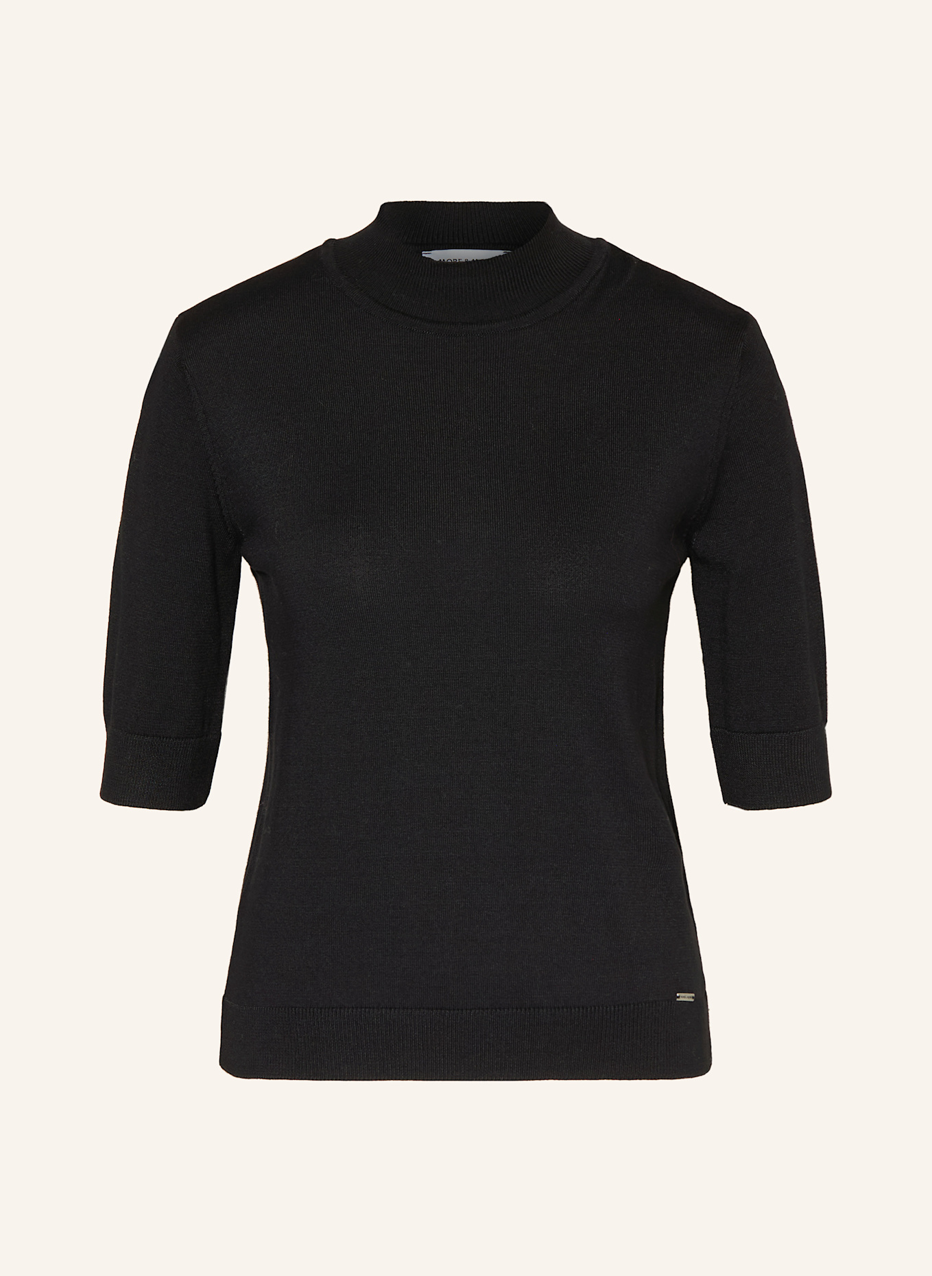MORE & MORE Strickshirt: SCHWARZ