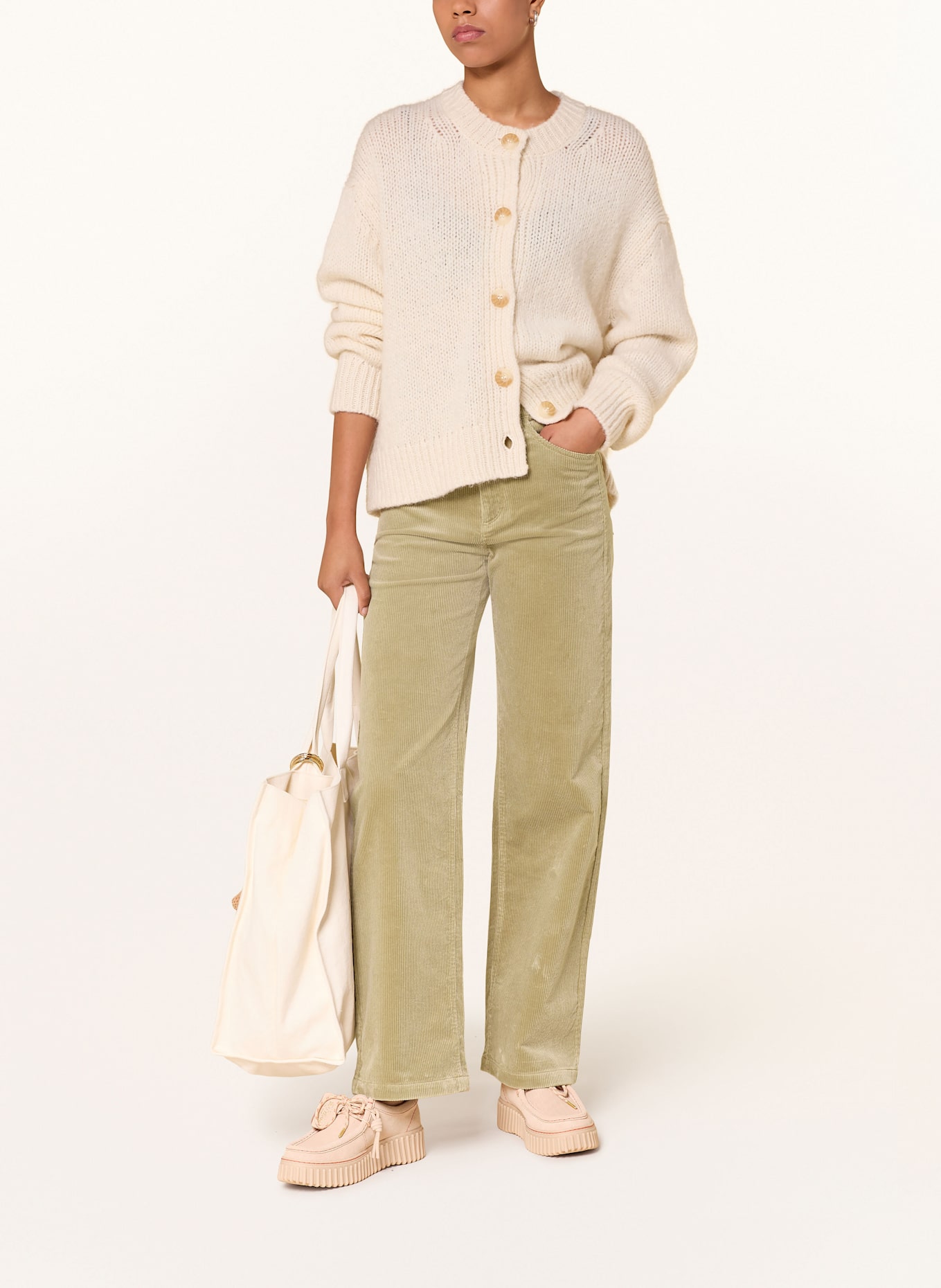 Marc O'Polo DENIM Cordhose: 3729 Artichoke Leaf