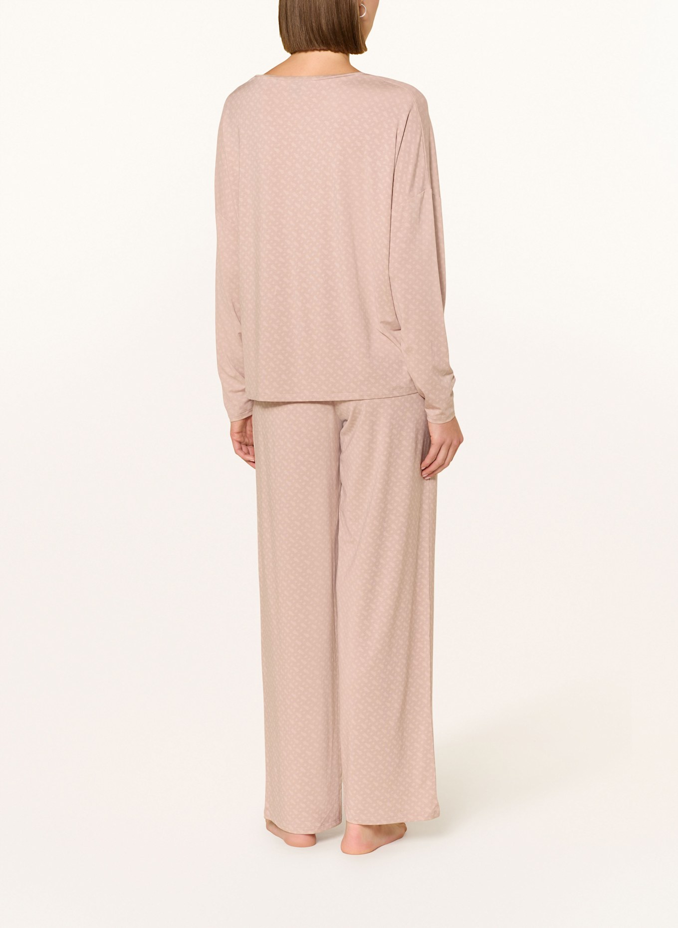 BOSS Schlafhose B LOGO: BEIGE