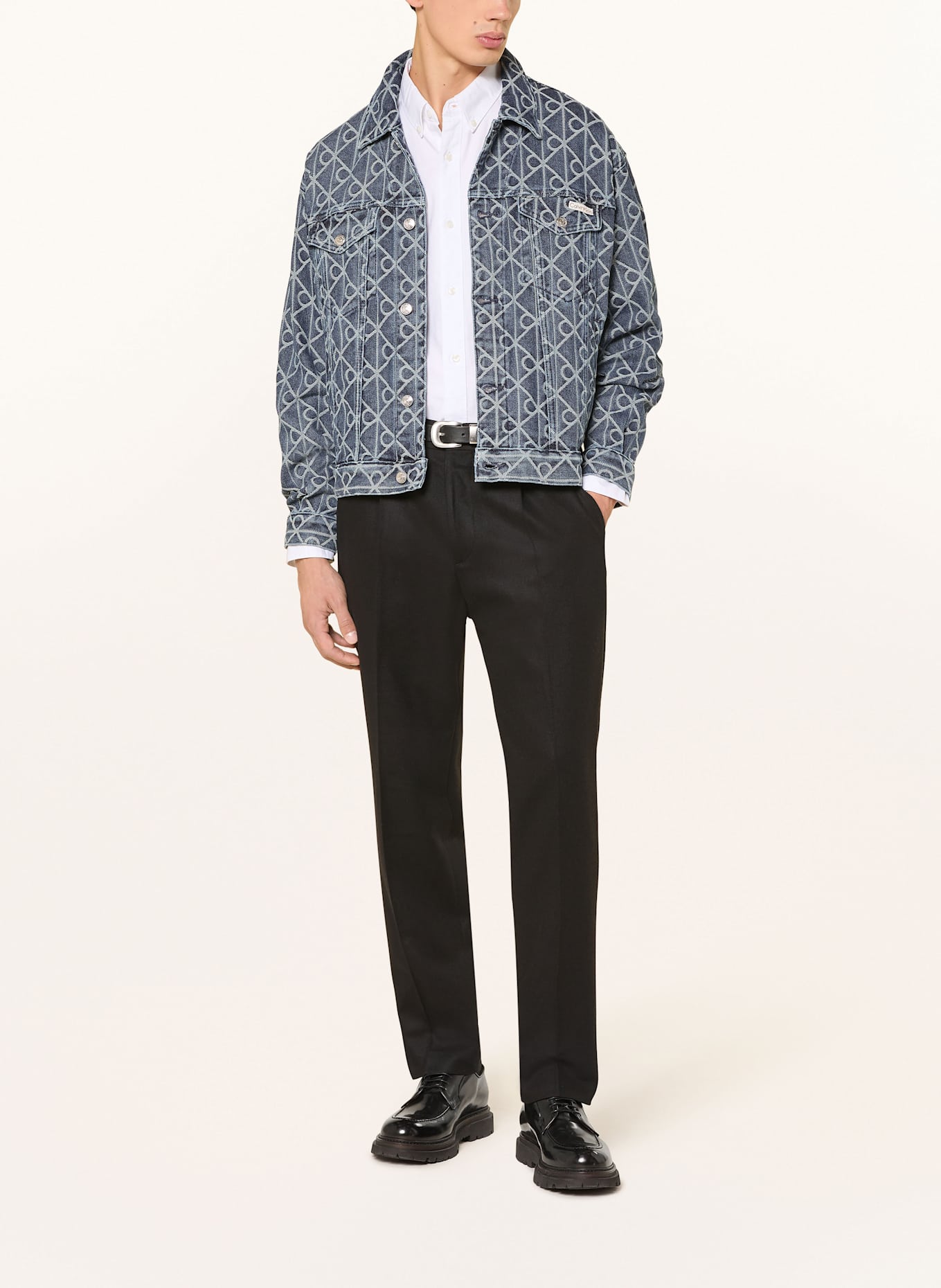 Calvin Klein Jeans Jeansjacke 90S: DUNKELBLAU / HELLBLAU