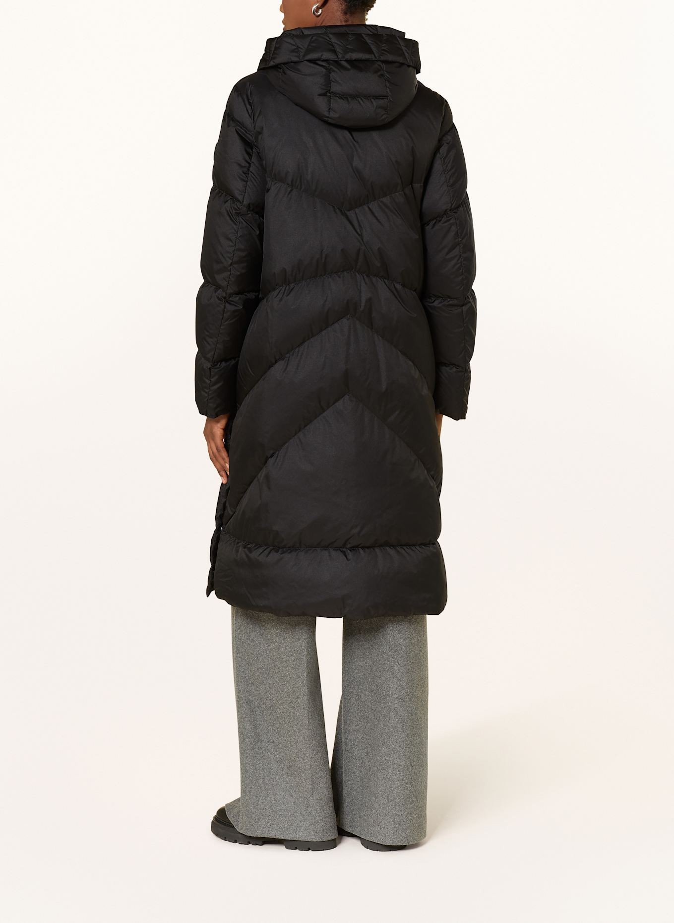 LUISA CERANO Daunenmantel: SCHWARZ