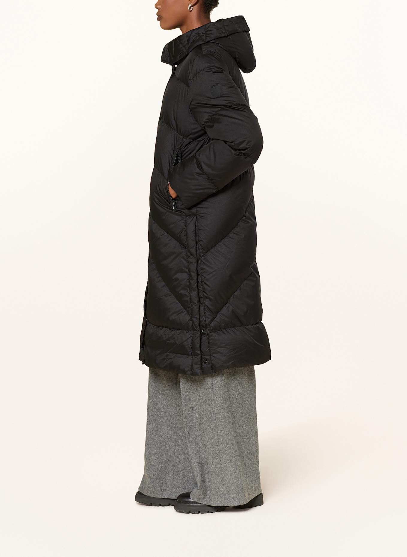 LUISA CERANO Daunenmantel: SCHWARZ