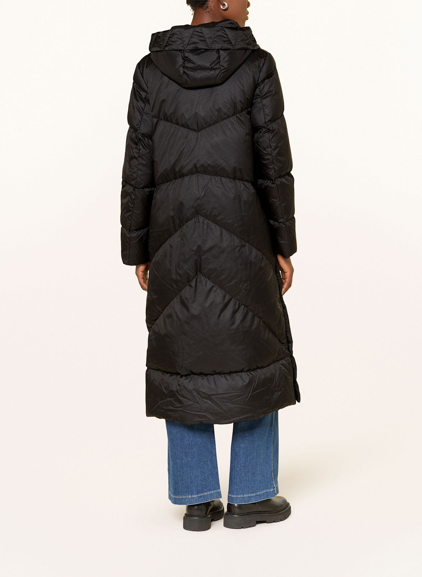 LUISA CERANO Daunenmantel: SCHWARZ