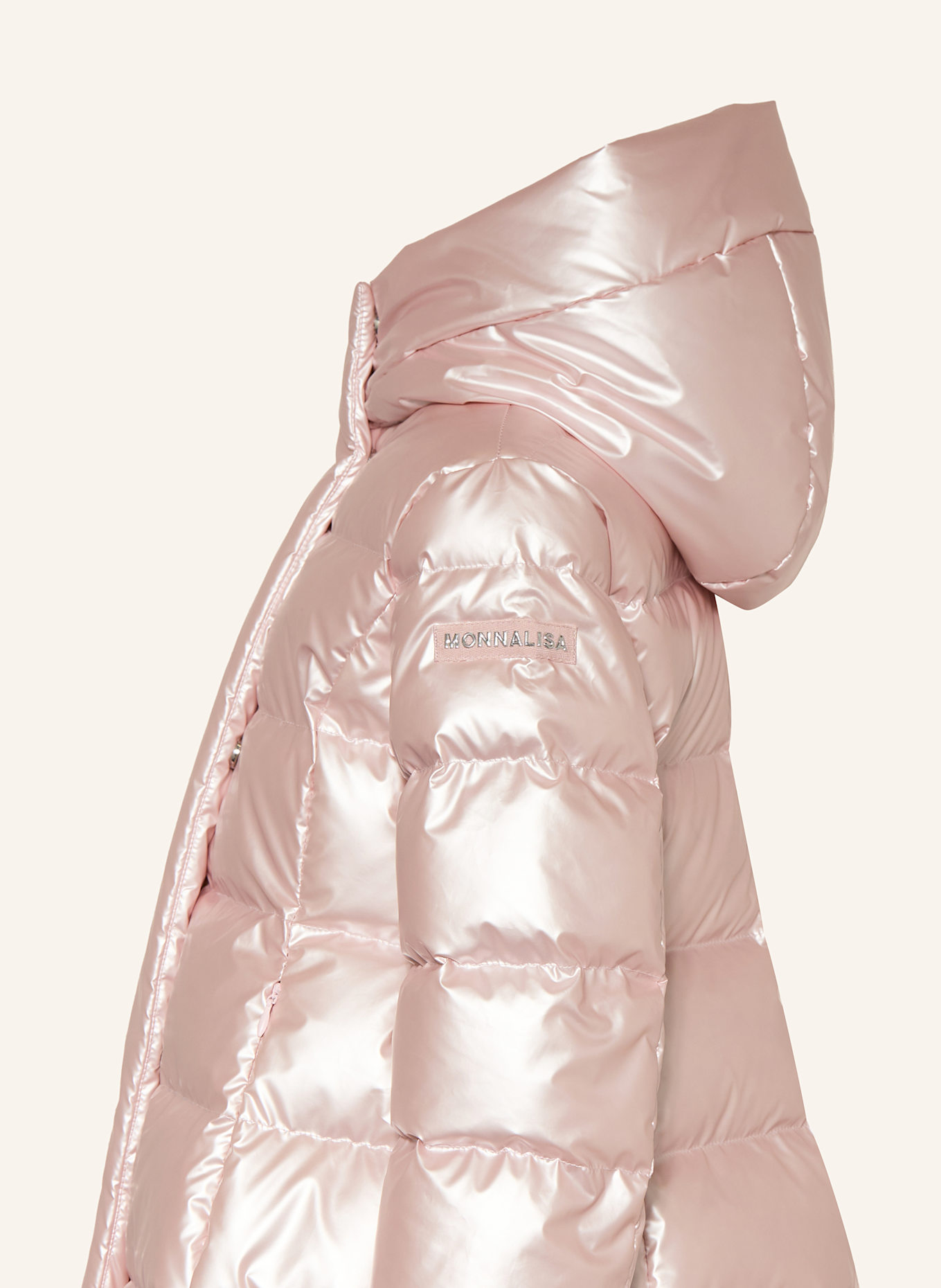 MONNALISA Daunenmantel: HELLROSA