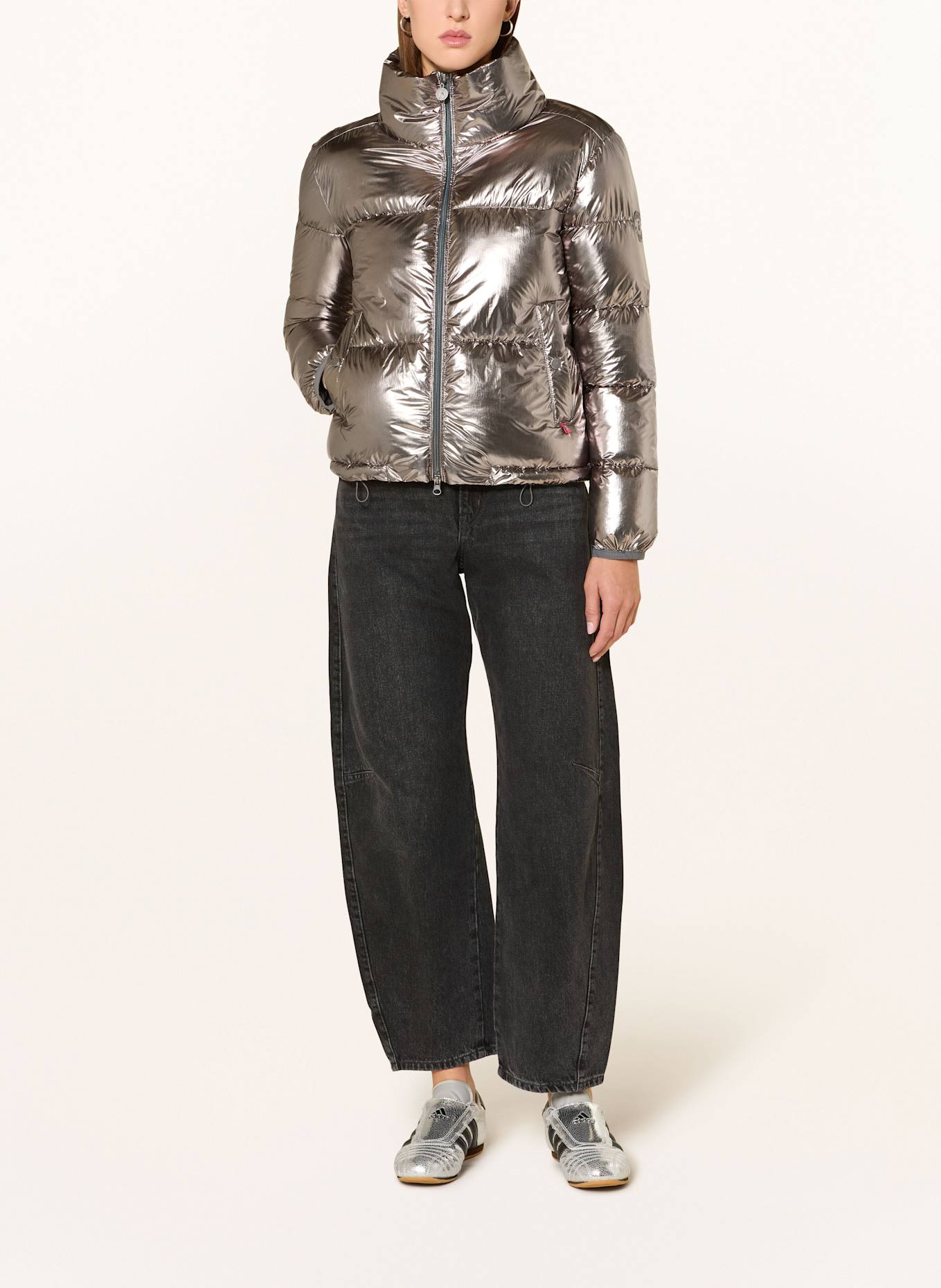 FRIEDA & FREDDIES Steppjacke JANE: SILBER