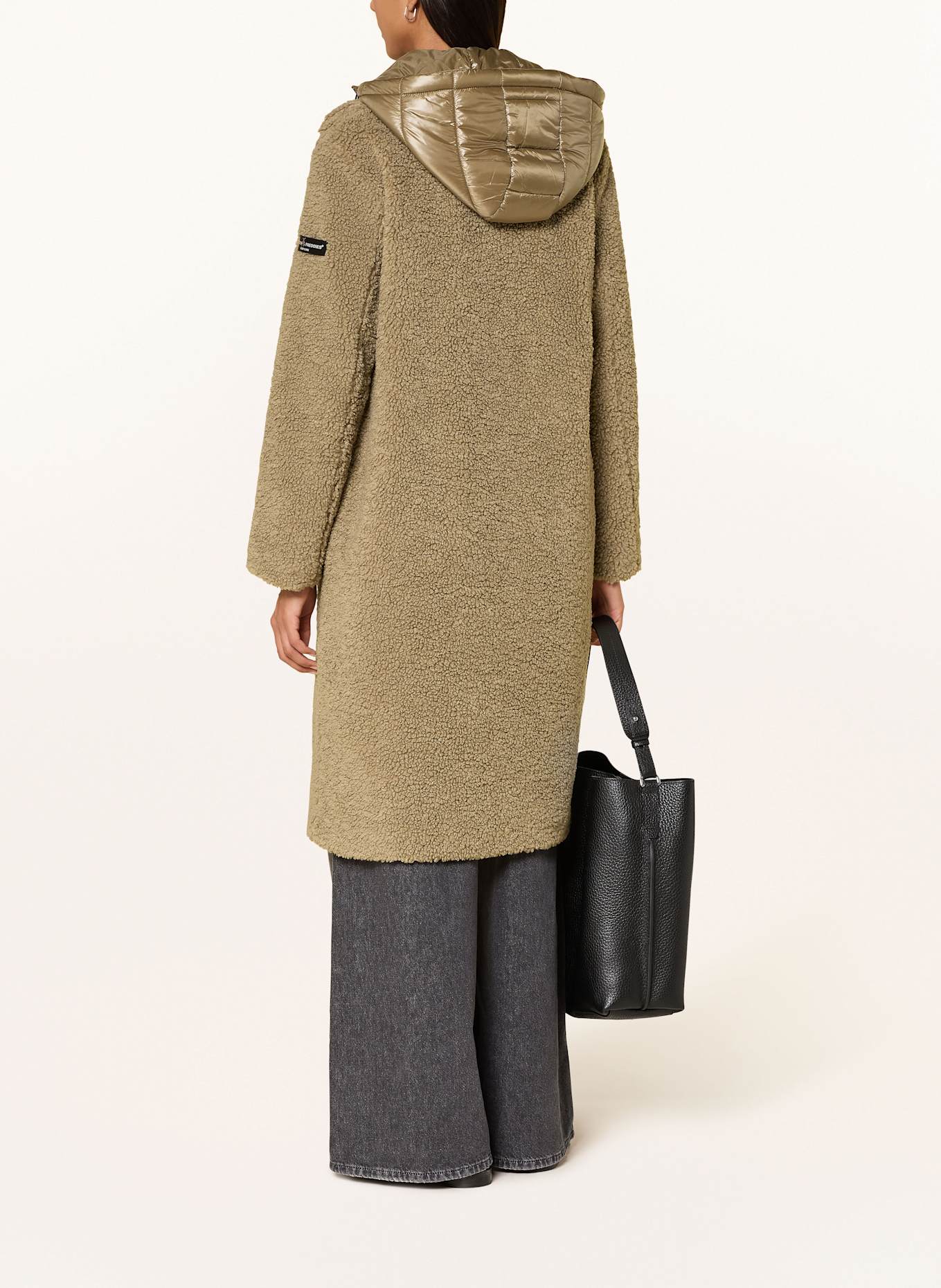 FRIEDA & FREDDIES Teddyfell-Mantel GINEZ: OLIV