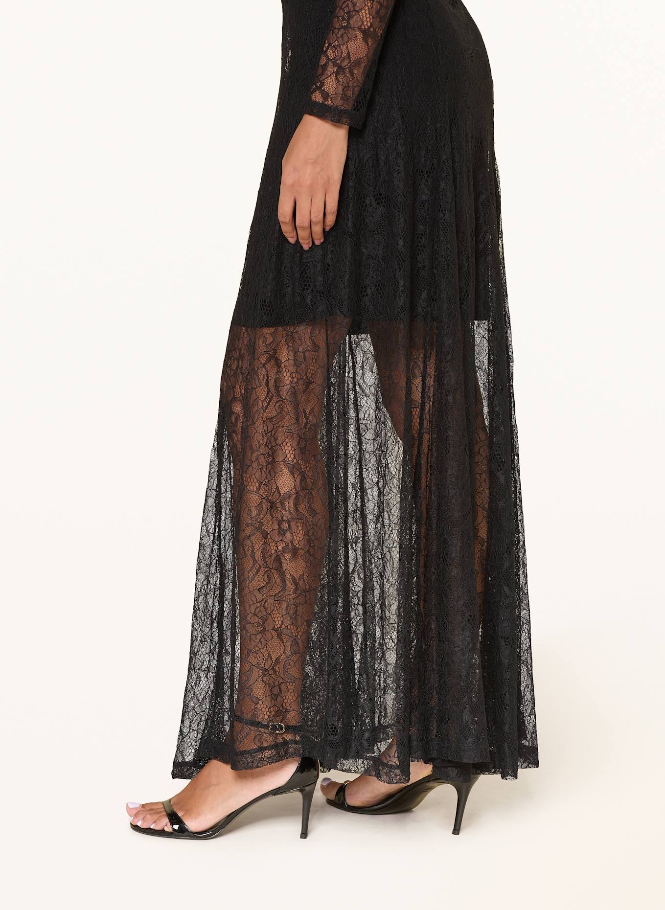 TED BAKER Spitzenkleid PETUNYA: SCHWARZ