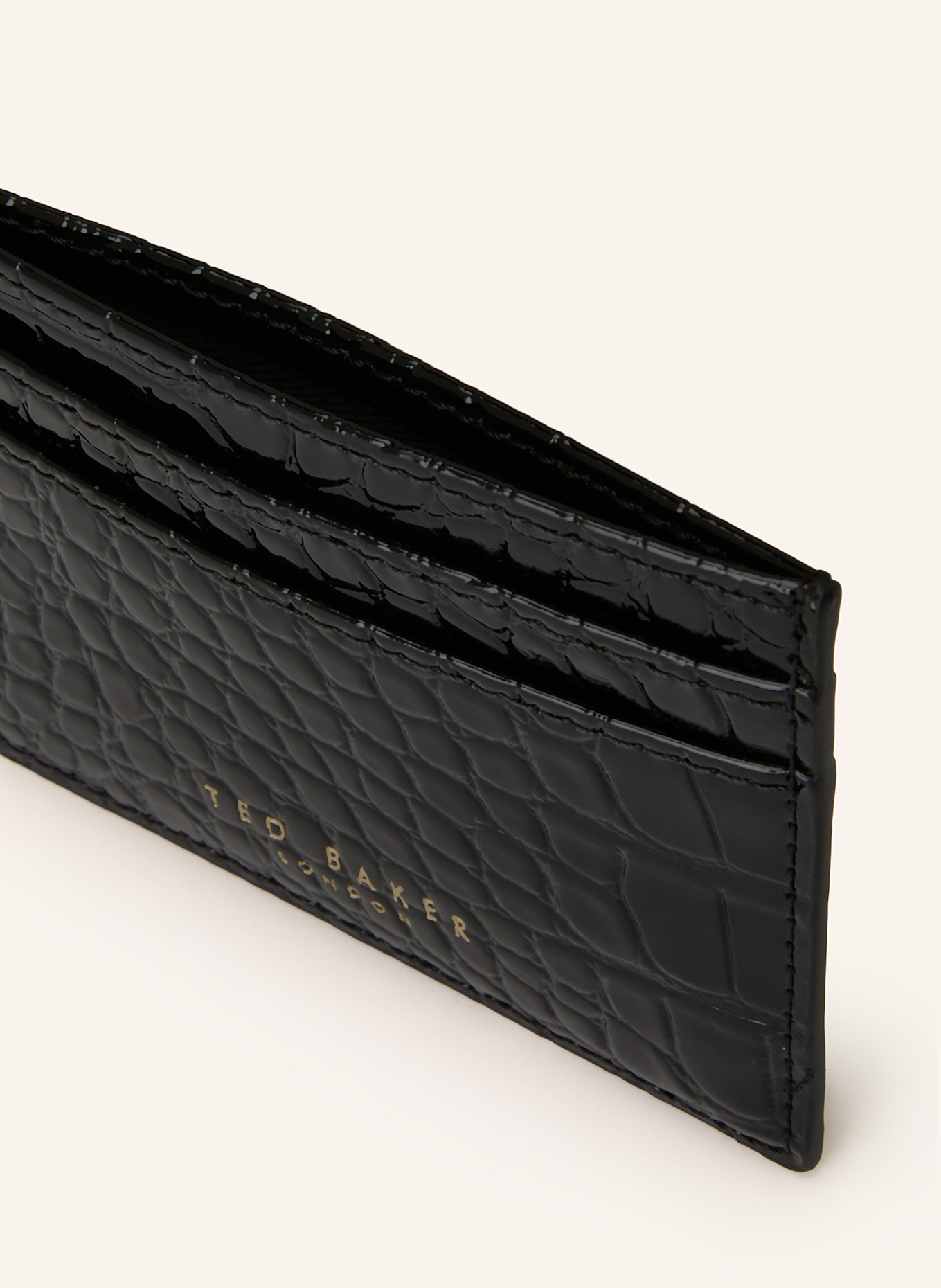 TED BAKER Kartenetui VARENYA: SCHWARZ / GOLD