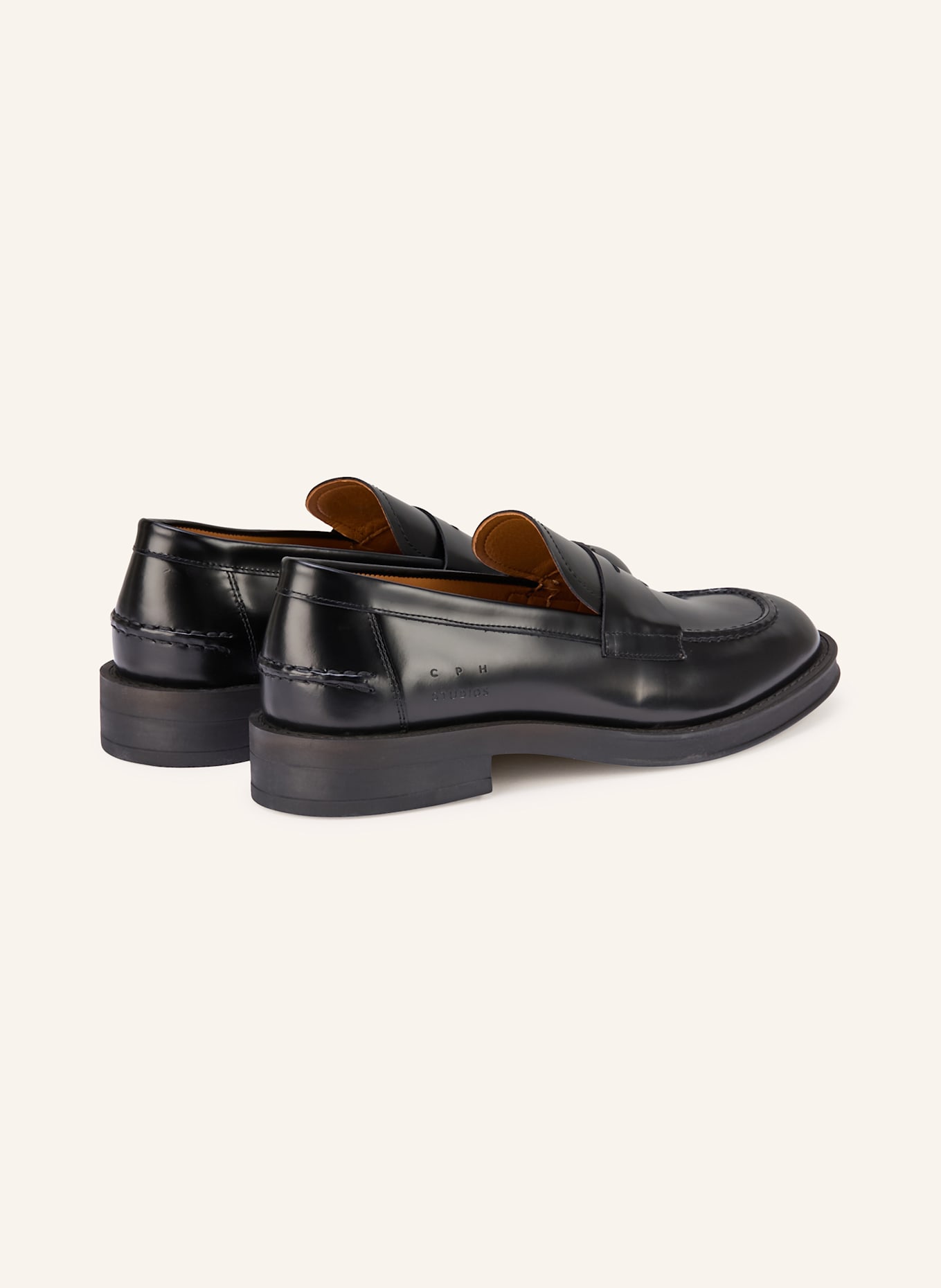 COPENHAGEN STUDIOS Penny-Loafer CPH337: SCHWARZ