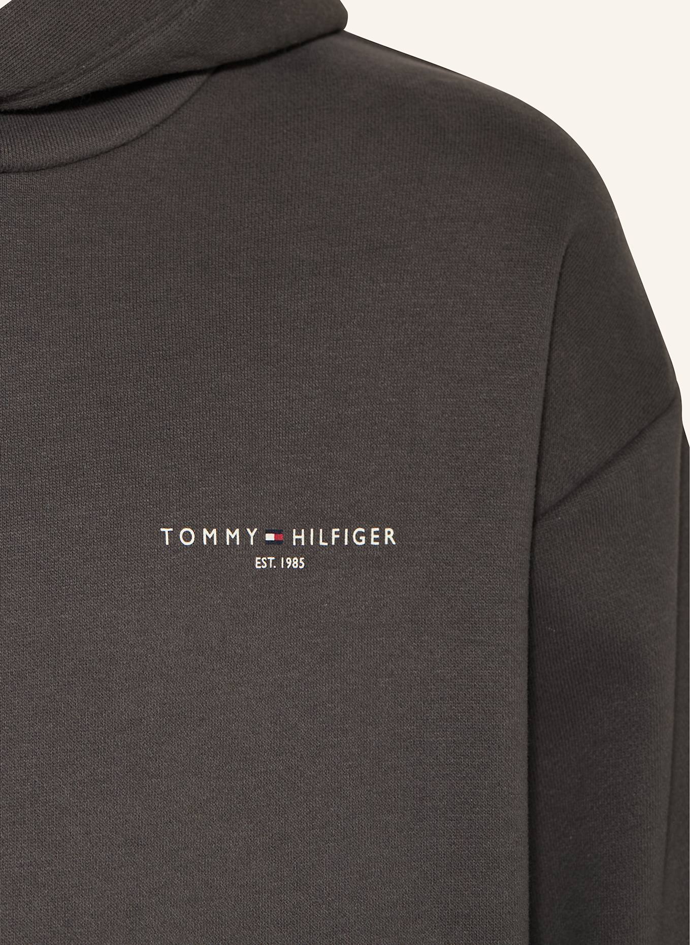 TOMMY HILFIGER Hoodie: DUNKELGRAU