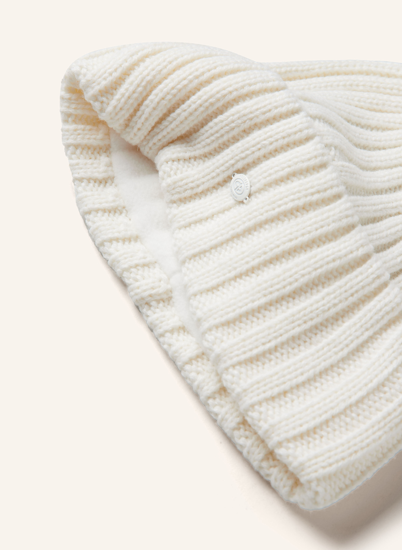 GOLDBERGH Mütze UNA mit Kunstpelz: ECRU