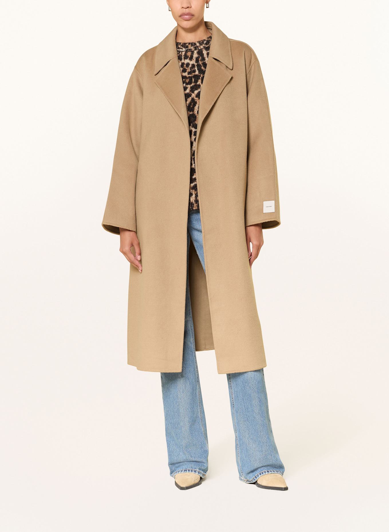 Calvin Klein Mantel: HELLBRAUN
