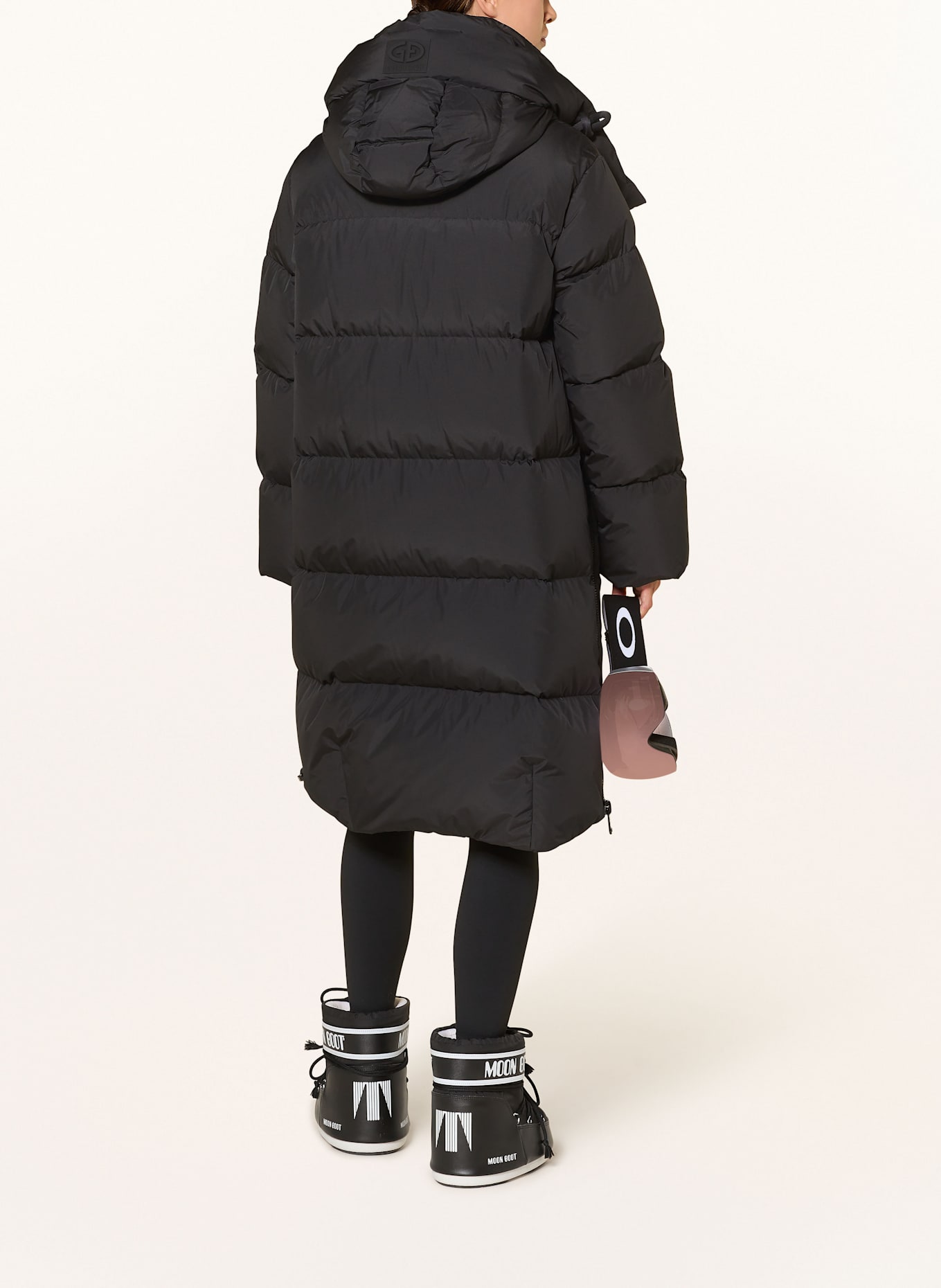 GOLDBERGH Daunen-Skimantel CHALEUR: SCHWARZ