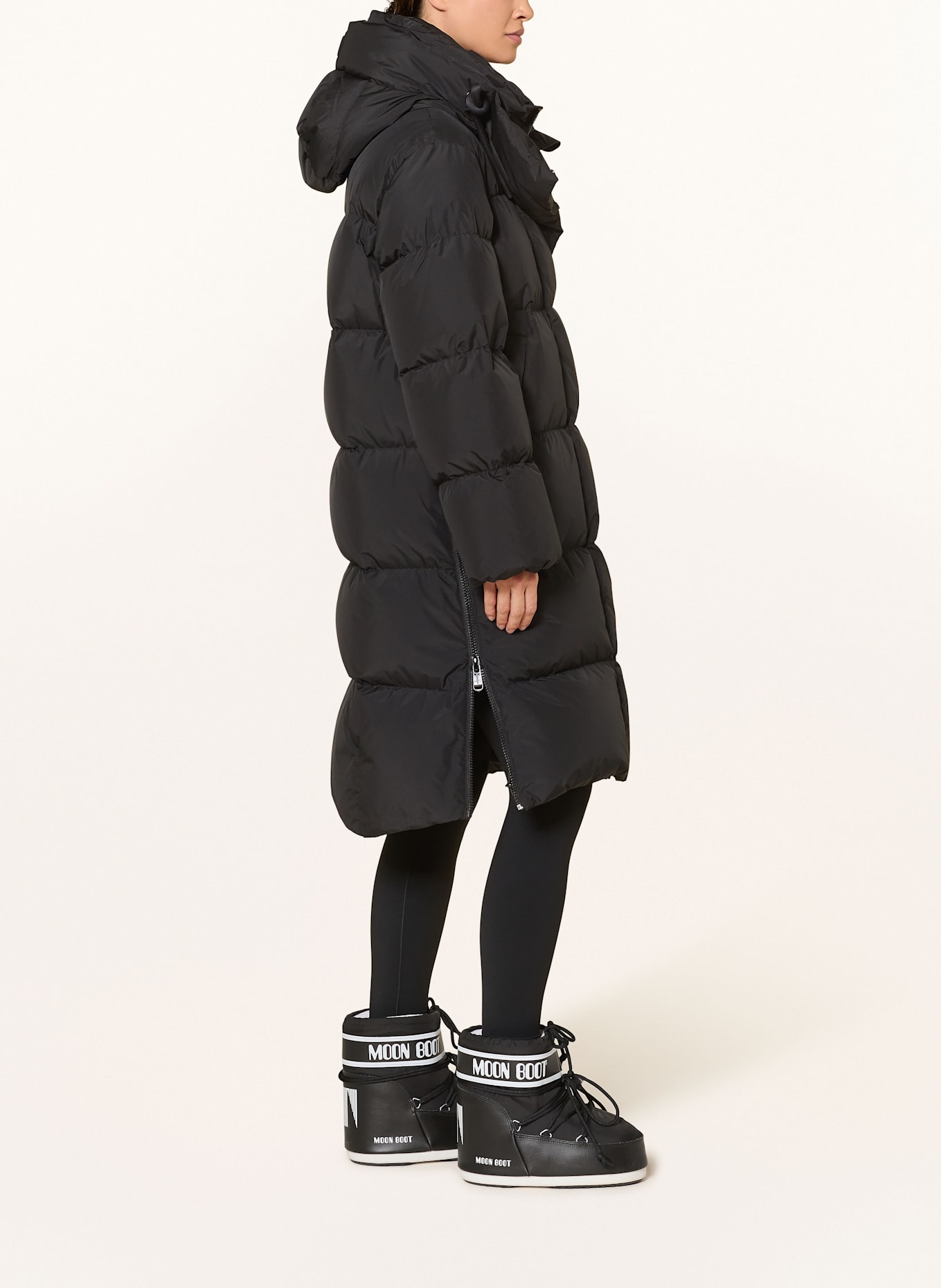 GOLDBERGH Daunen-Skimantel CHALEUR: SCHWARZ