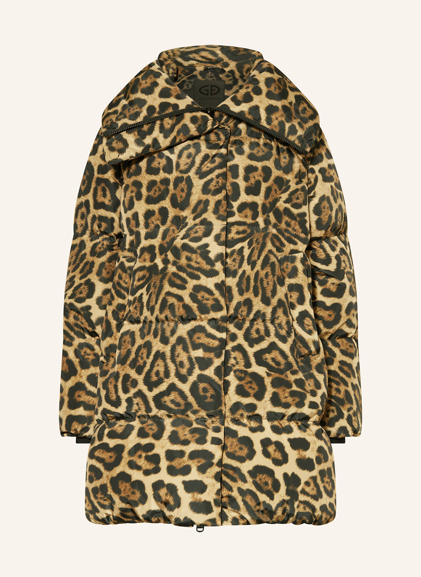 GOLDBERGH Daunenmantel ZOSHA: DUNKELGELB / SCHWARZ