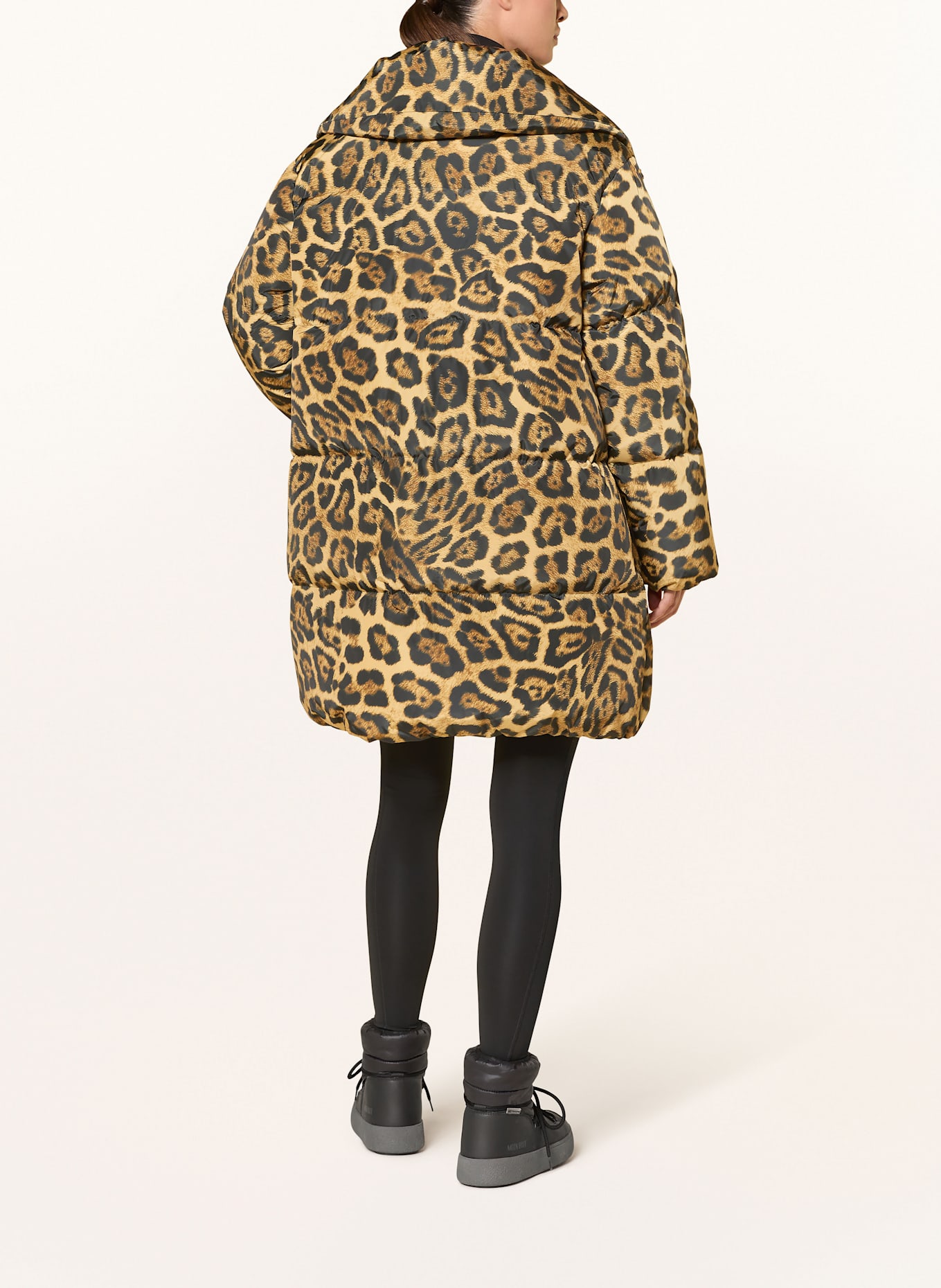 GOLDBERGH Daunenmantel ZOSHA: DUNKELGELB / SCHWARZ