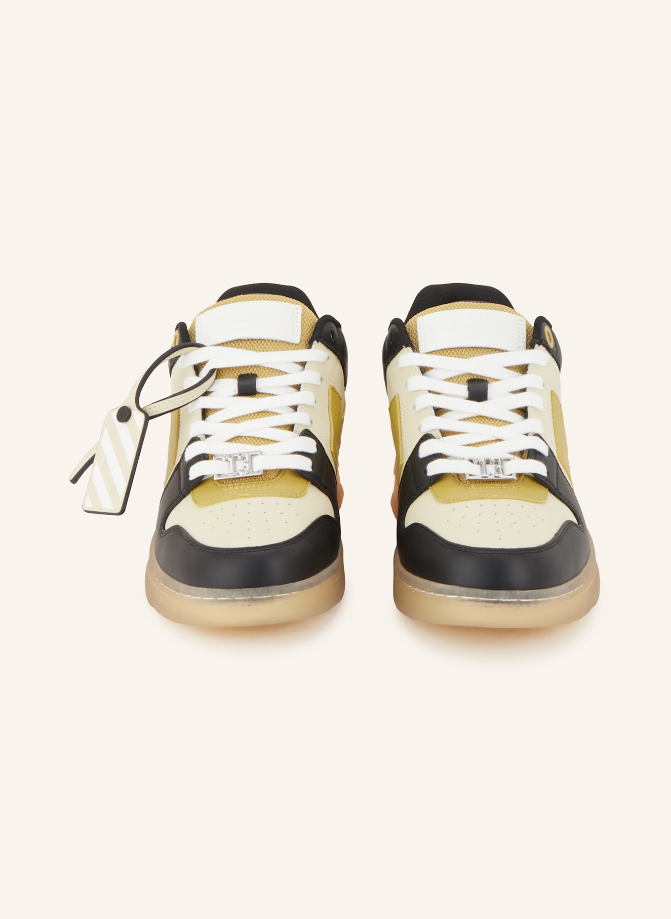 Off-White Sneaker OUT OF OFFICE VARSITY: SCHWARZ / CREME / BEIGE