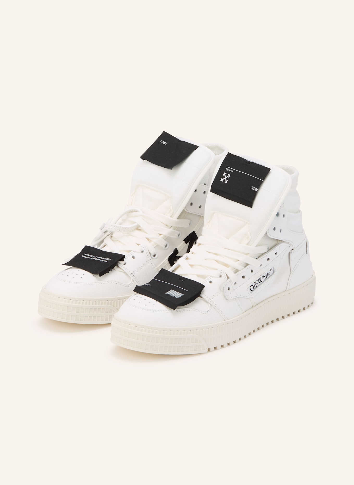 Off-White Hightop-Sneaker 3.0 OFF COURT: WEISS / SCHWARZ
